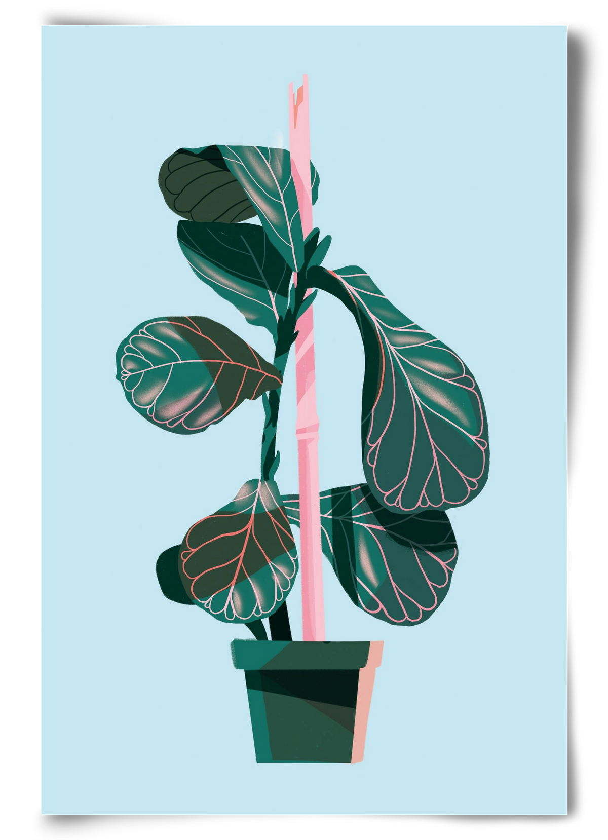 evergreen 02, 60x90 cm, Keret nélkül