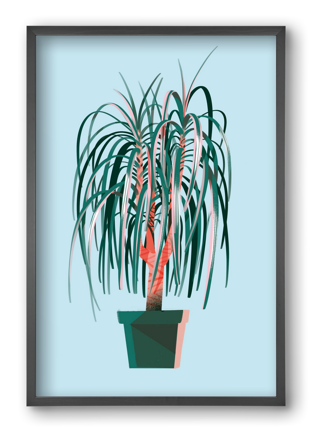 evergreen 03, 40x60 cm (40x60 cm), Fekete keret