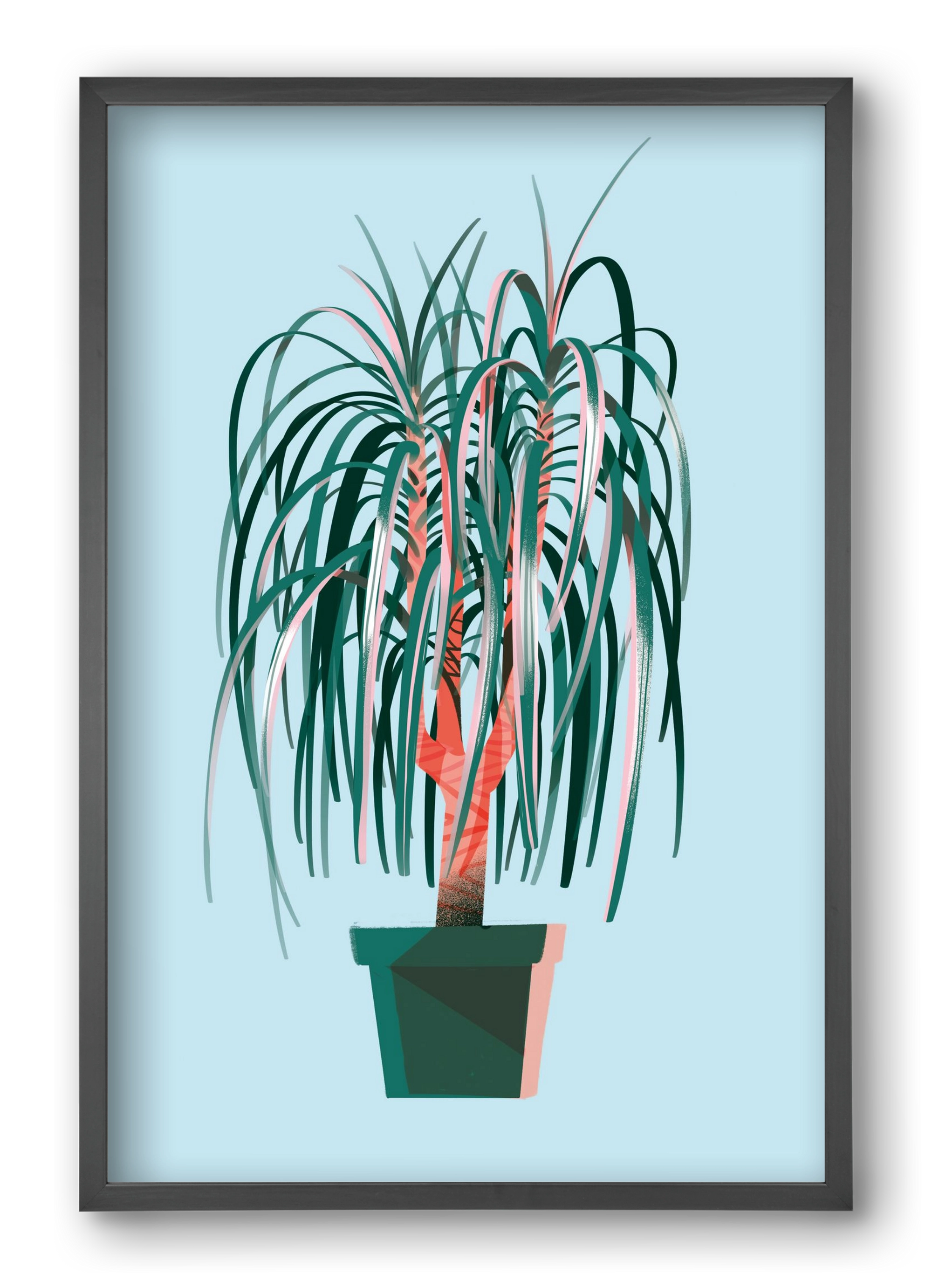 evergreen 03, 40x60 cm (40x60 cm), Fekete keret