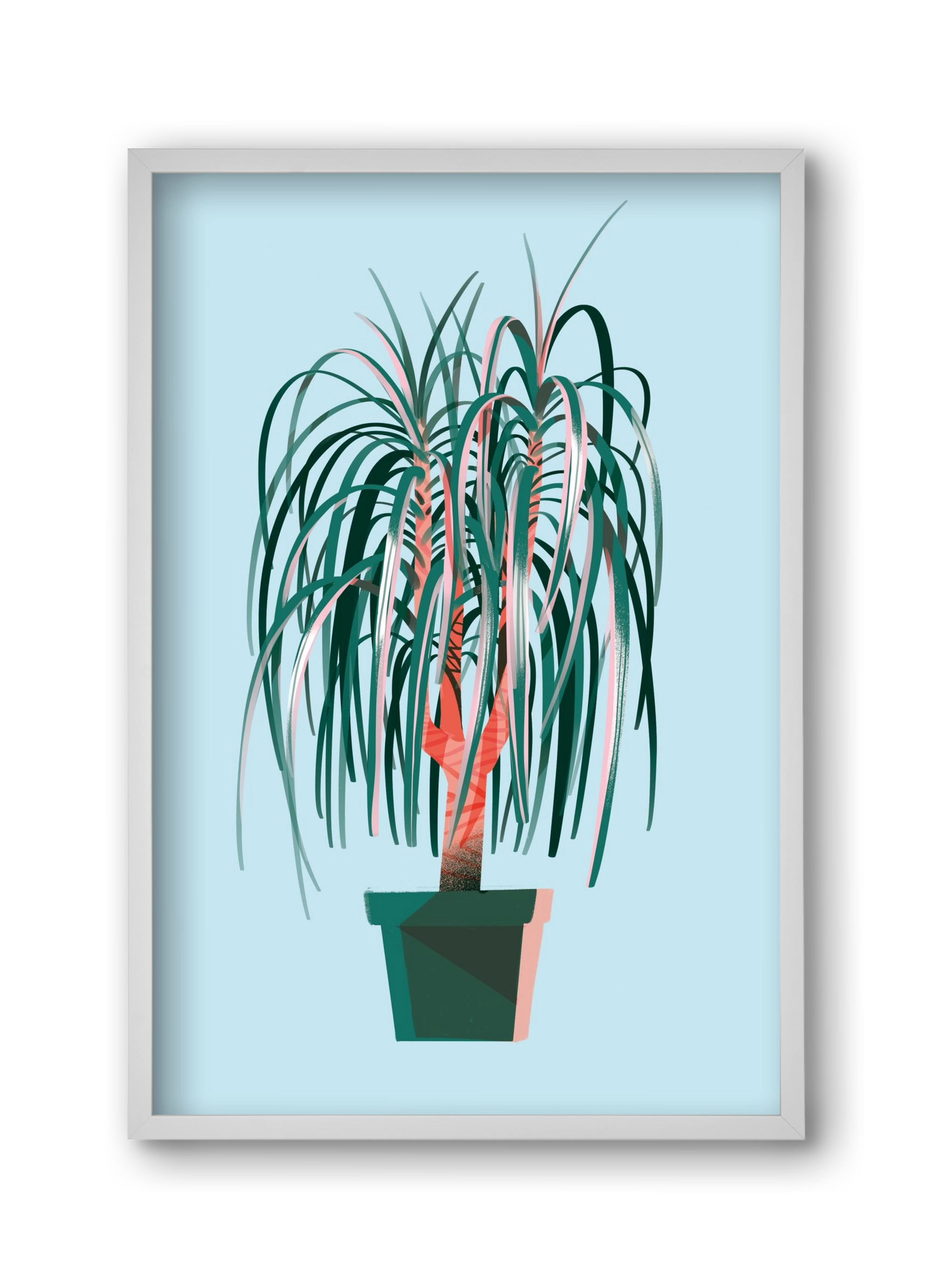 evergreen 03, 30x45 cm (30x45 cm), Fehér keret