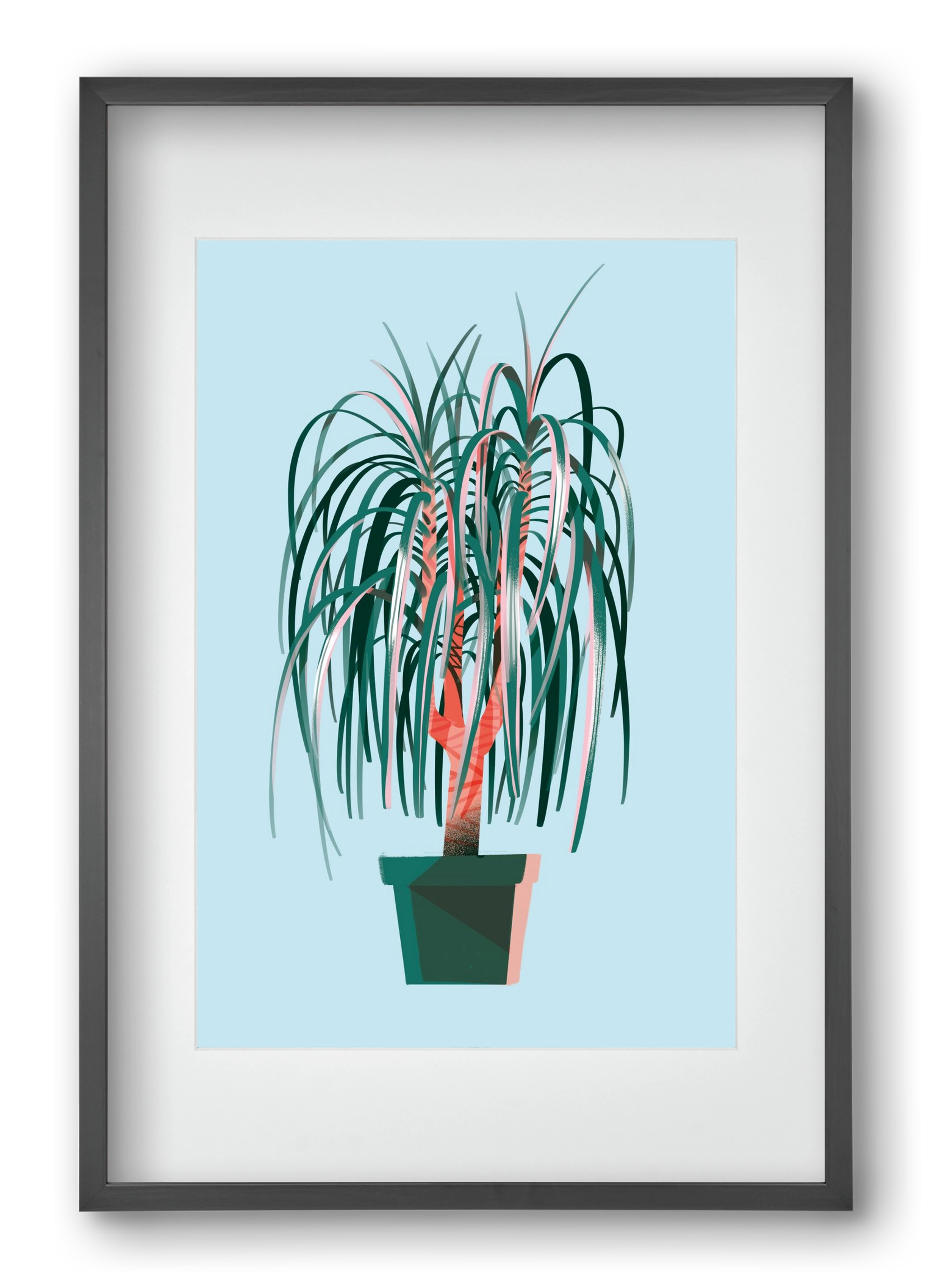 evergreen 03, 40x60 cm (30x45 cm), Fekete keret, paszpartuval