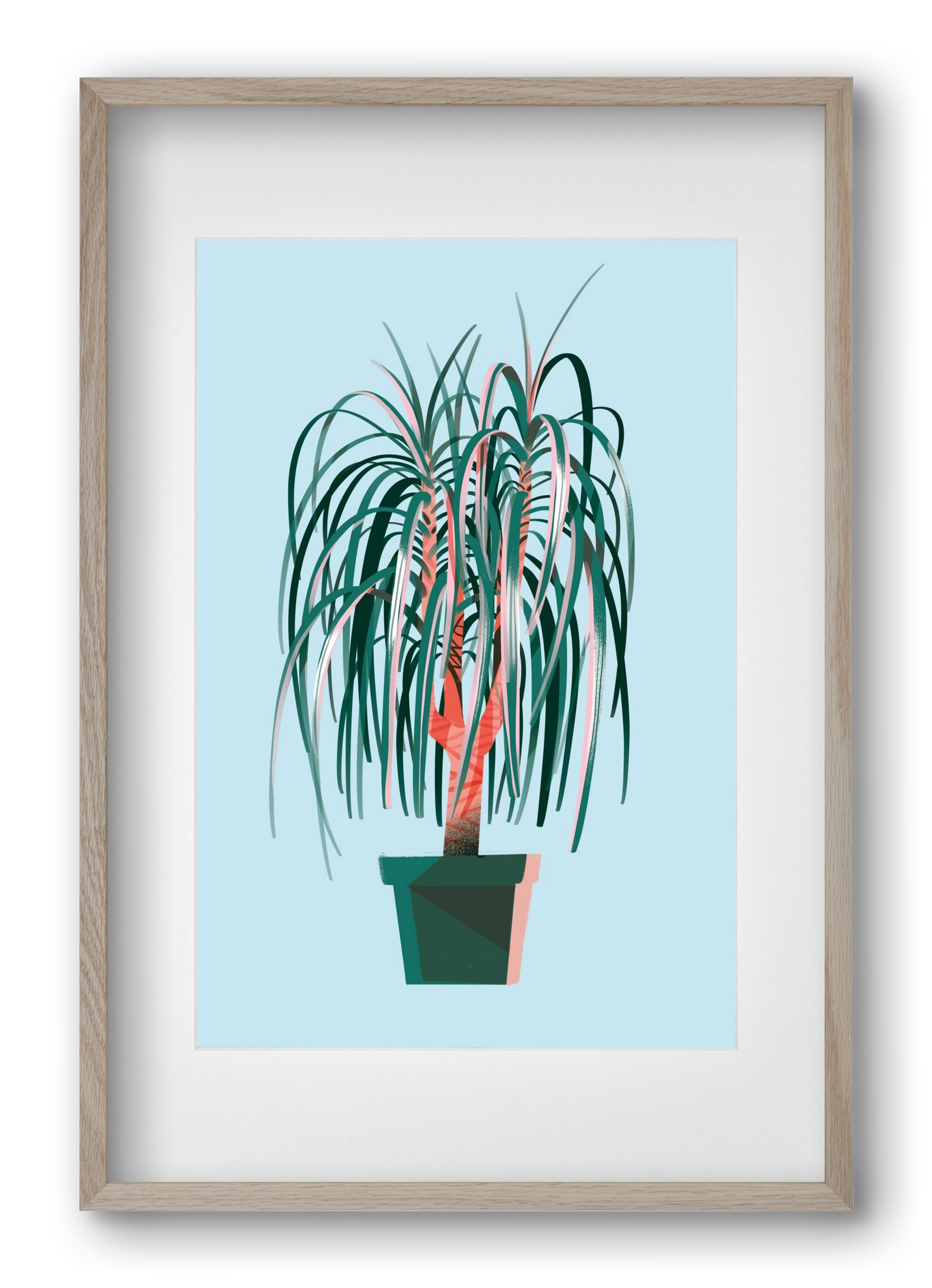 evergreen 03, 40x60 cm (30x45 cm), Tölgy keret, paszpartuval