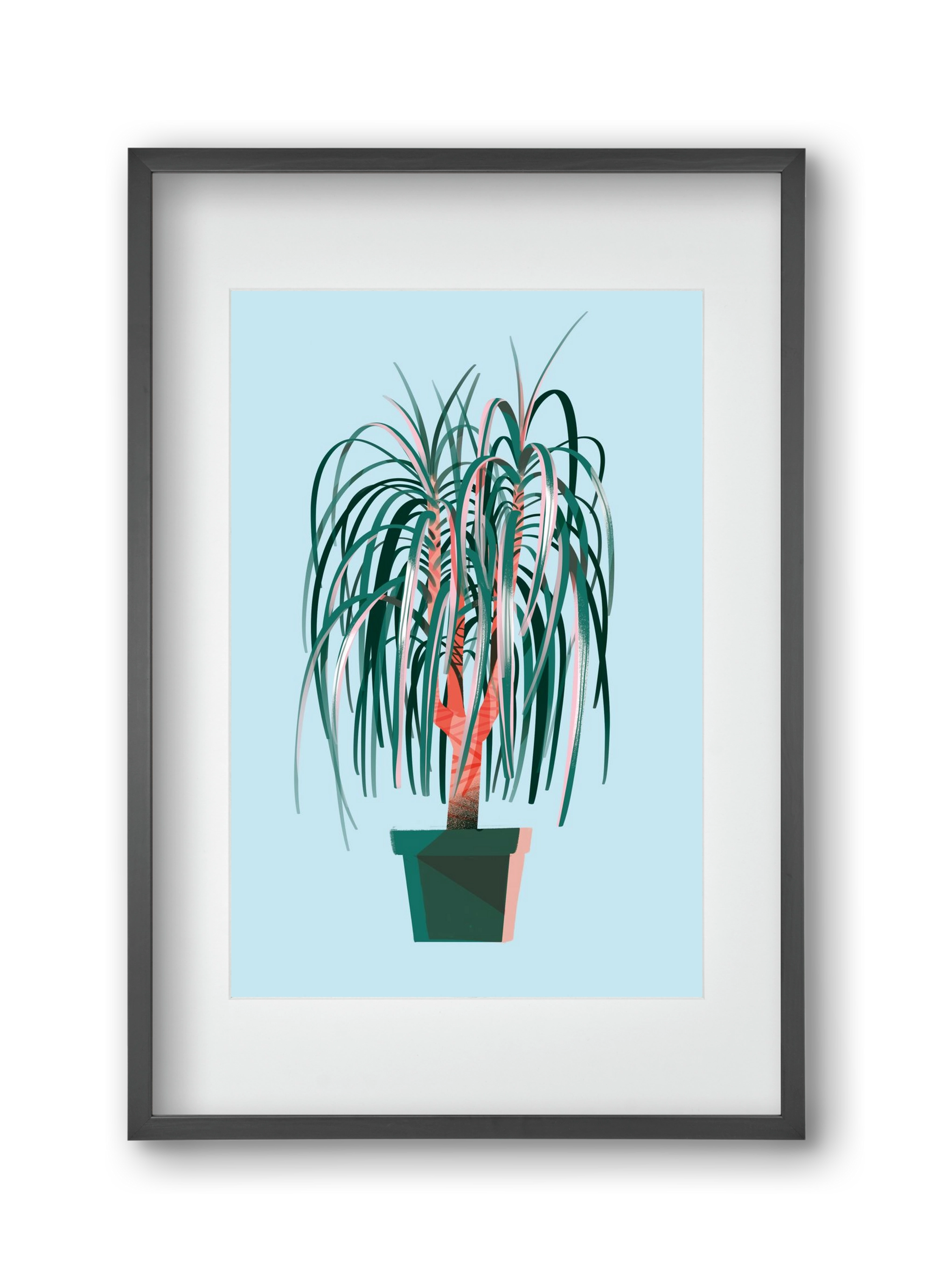 evergreen 03, 30x45 cm (20x30 cm), Fekete keret, paszpartuval