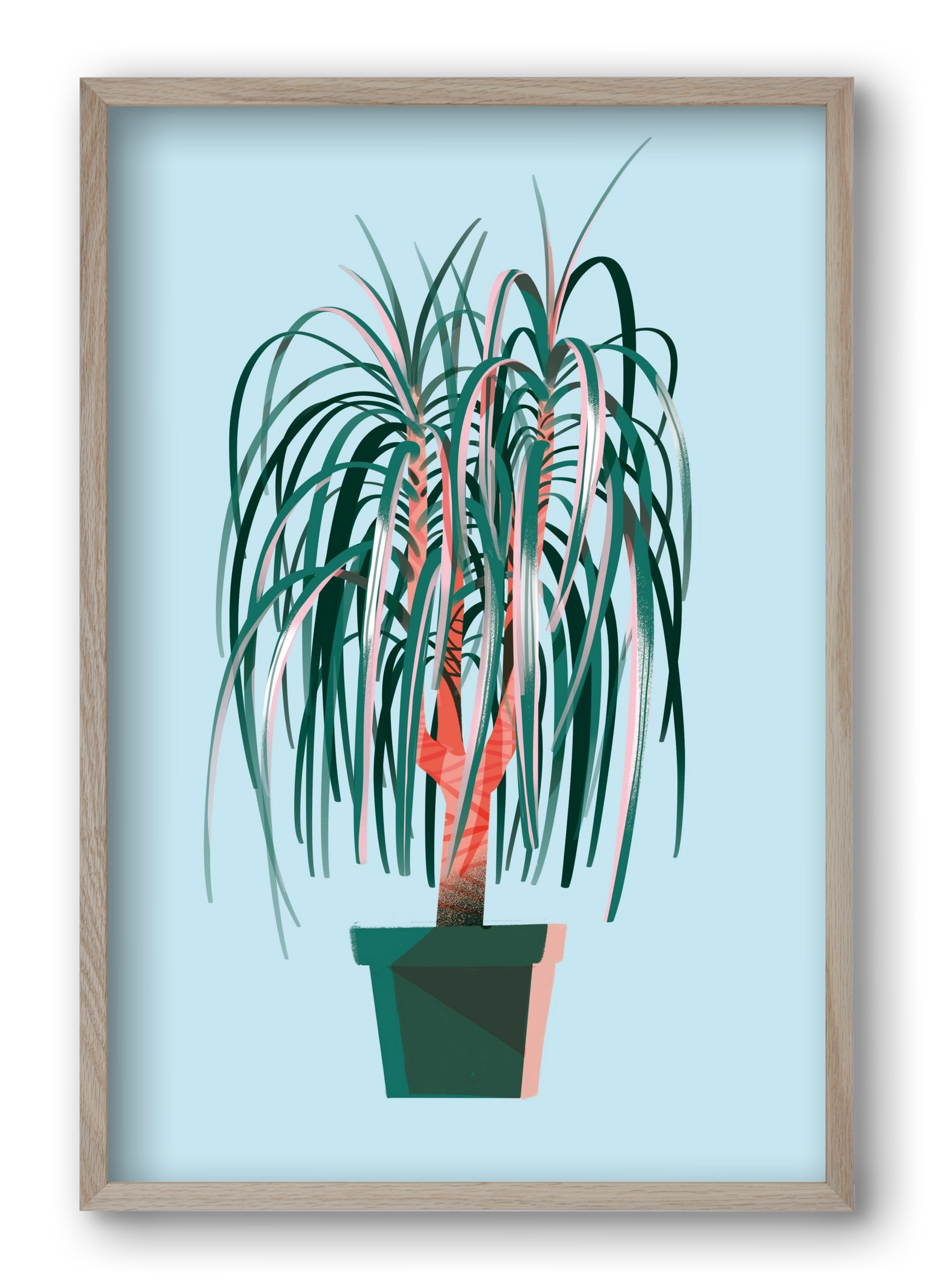 evergreen 03, 40x60 cm (40x60 cm), Tölgy keret