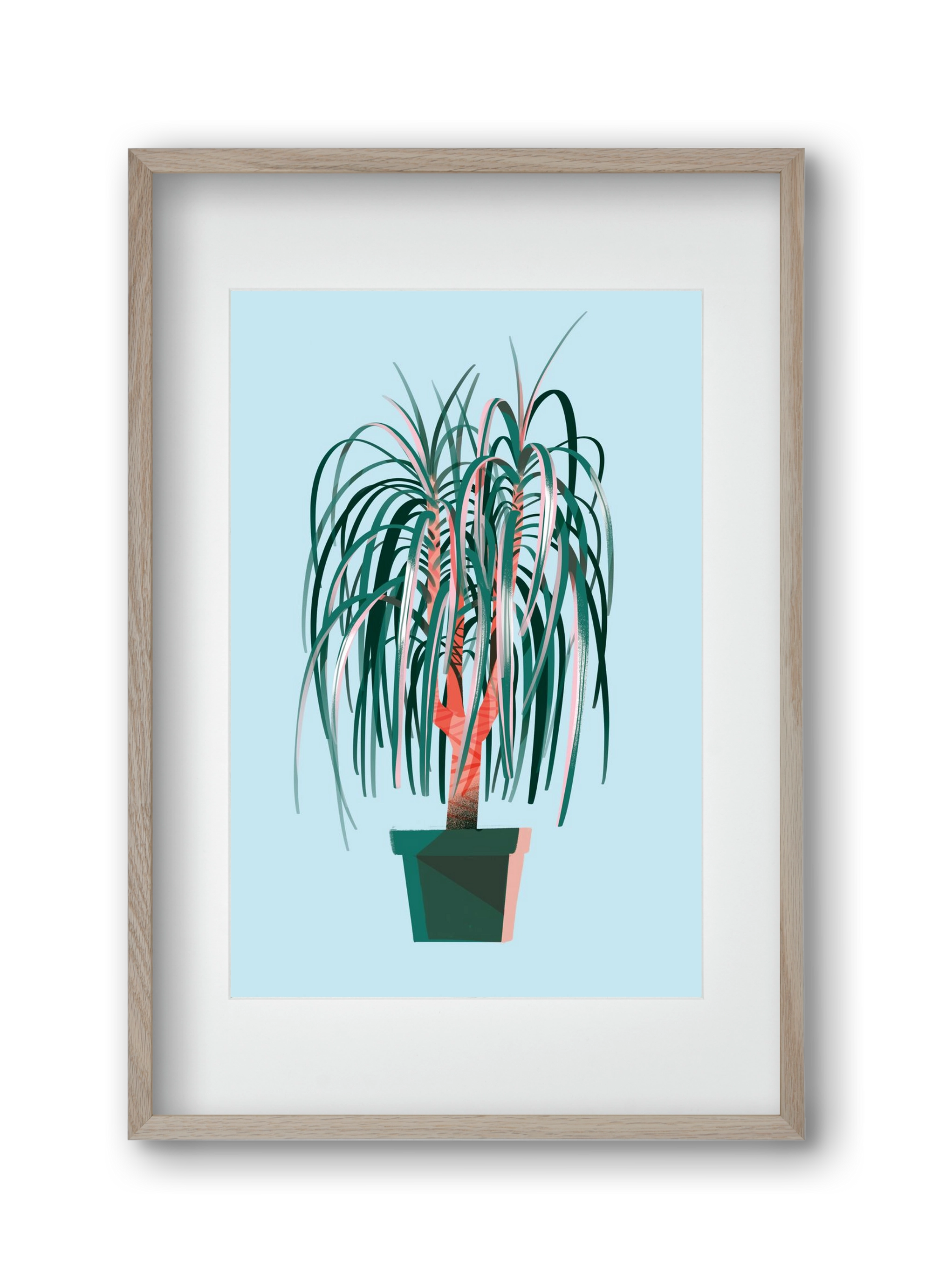 evergreen 03, 30x45 cm (20x30 cm), Tölgy keret, paszpartuval