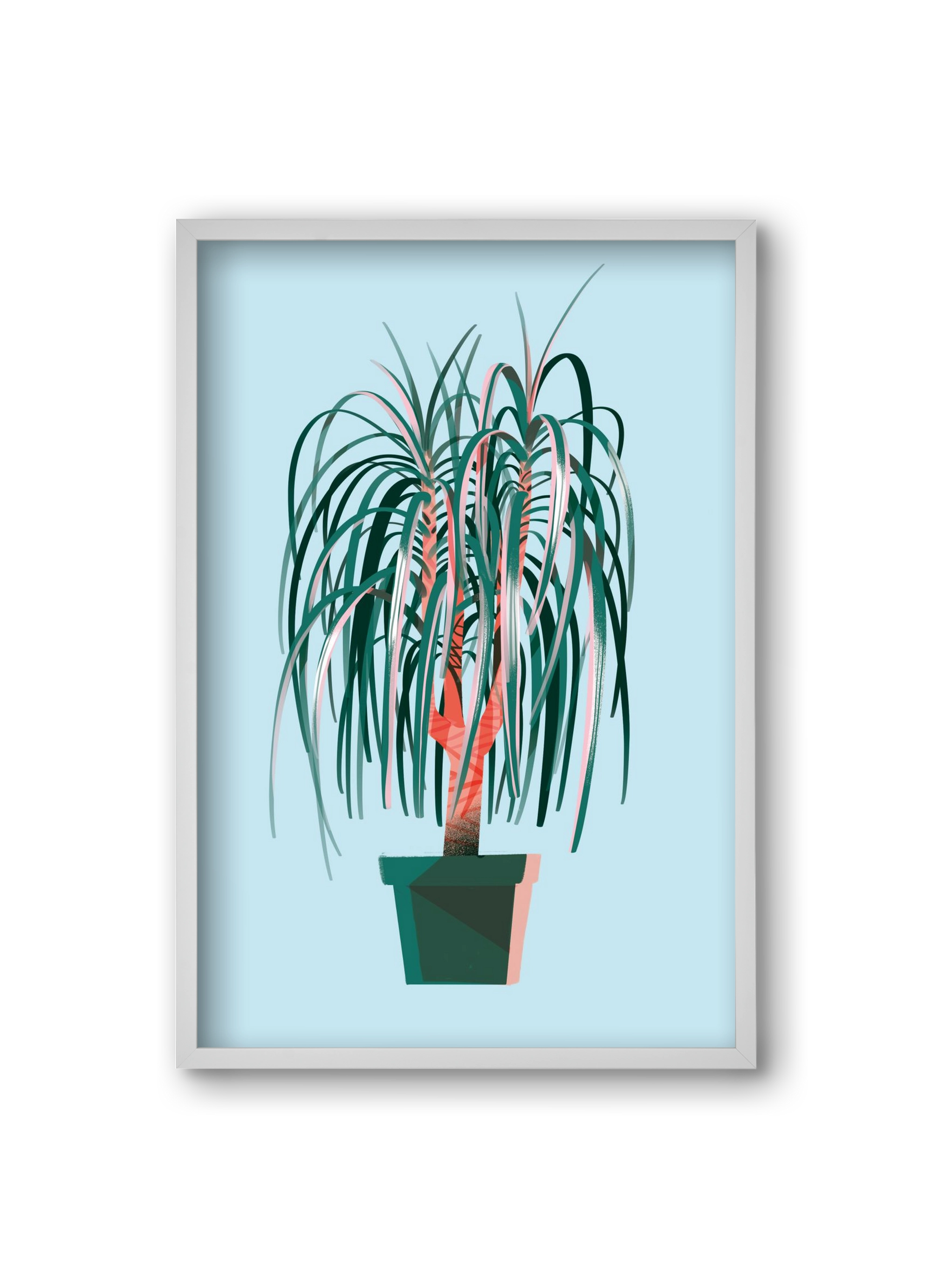 evergreen 03, 20x30 cm (20x30 cm), Fehér keret