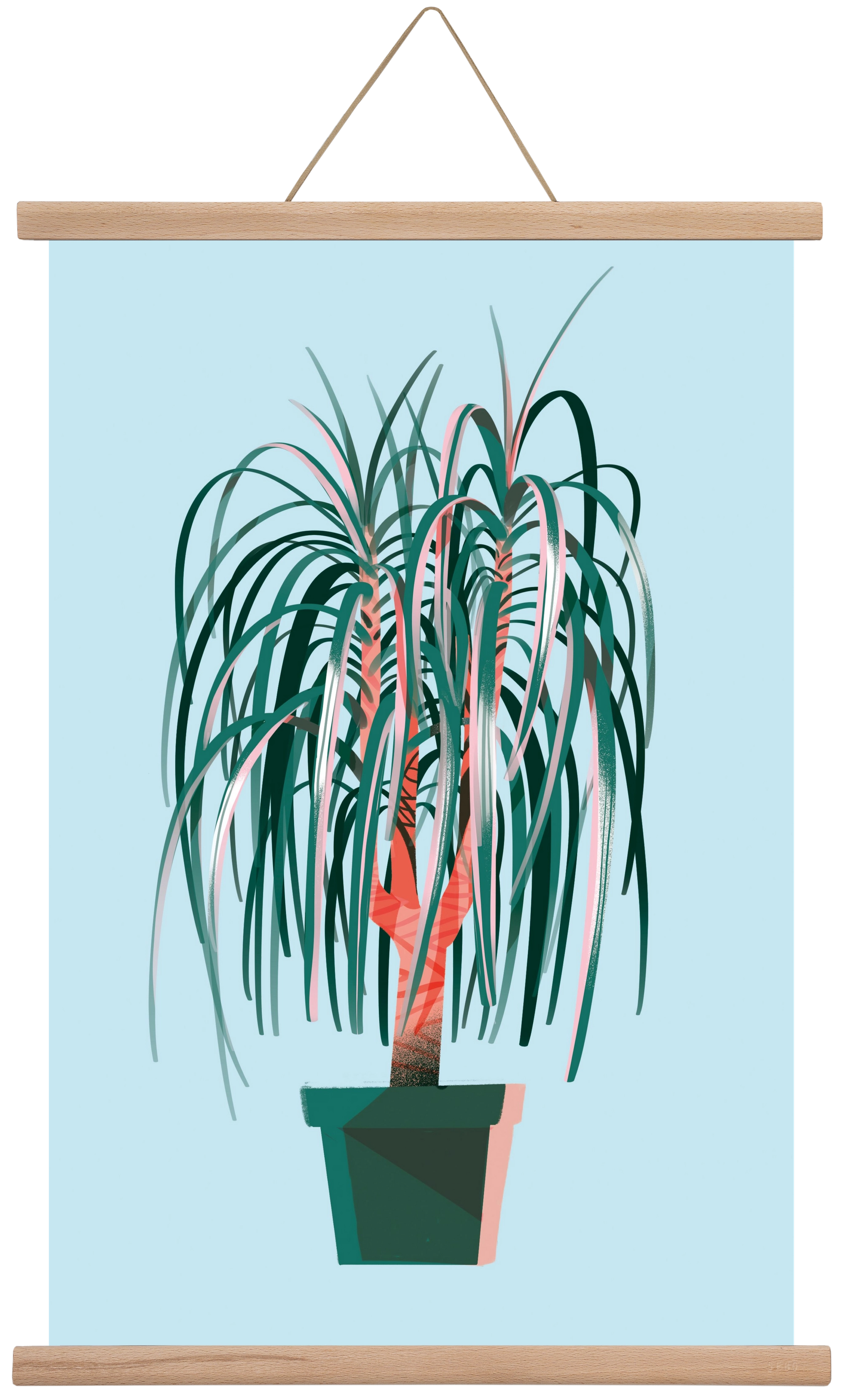 evergreen 03, 40x60 cm (40x60 cm), Tölgy akasztó