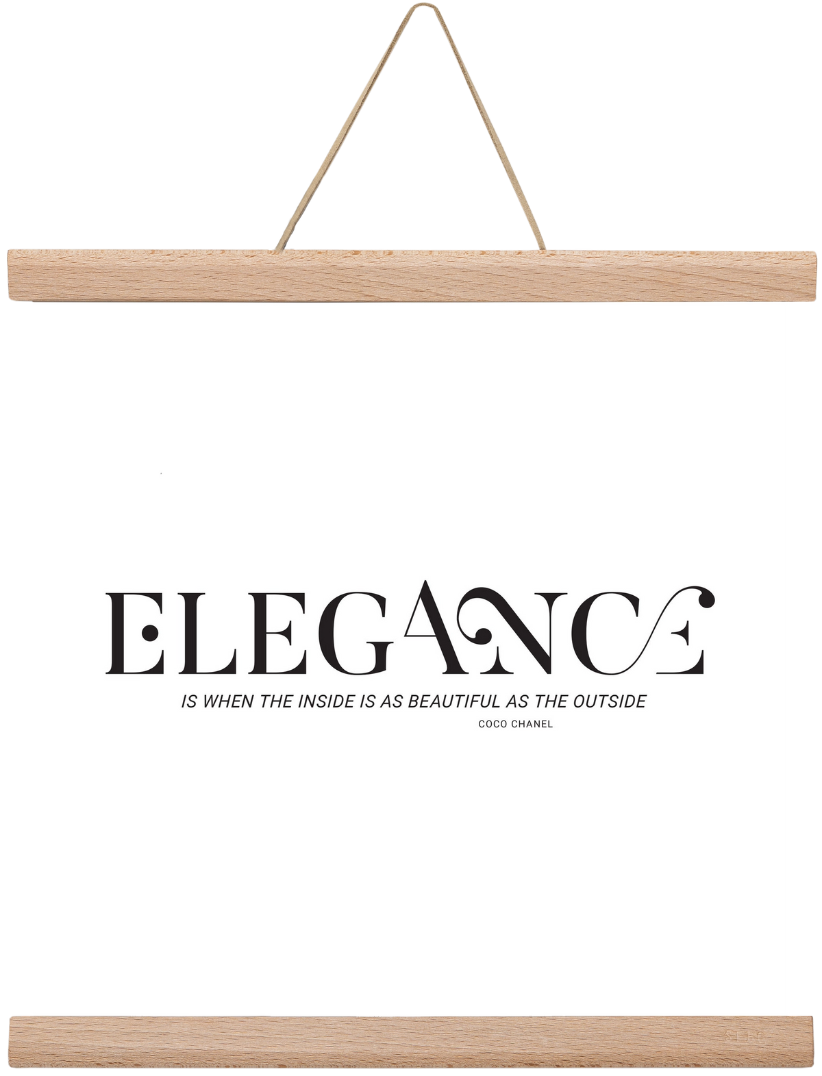 Elegance, 30x30 cm (30x30 cm), Tölgy akasztó