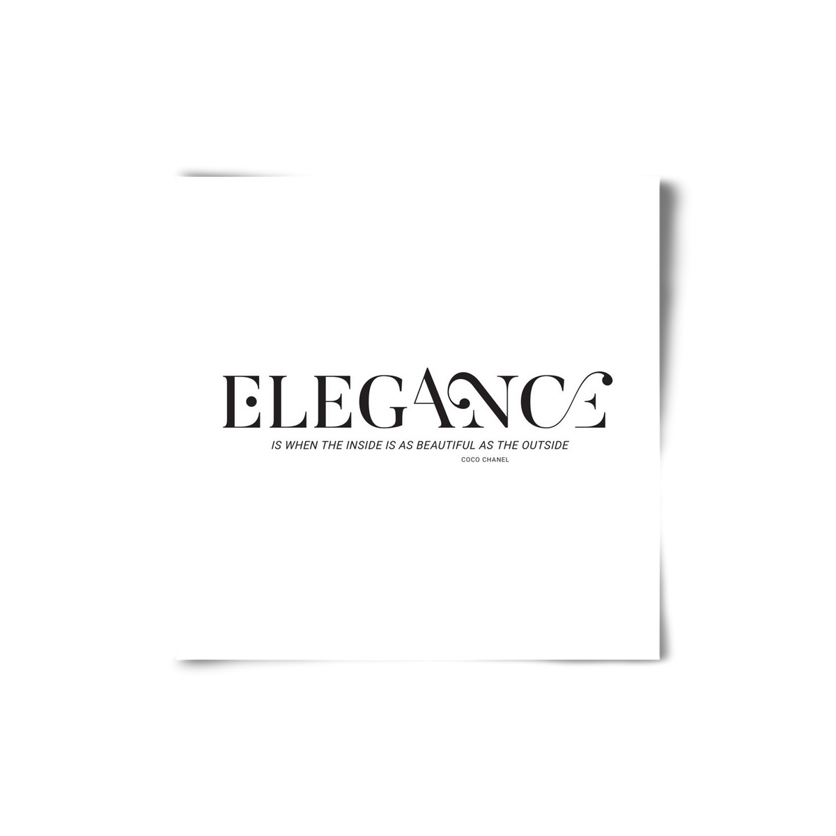 Elegance, 20x20 cm, Keret nélkül