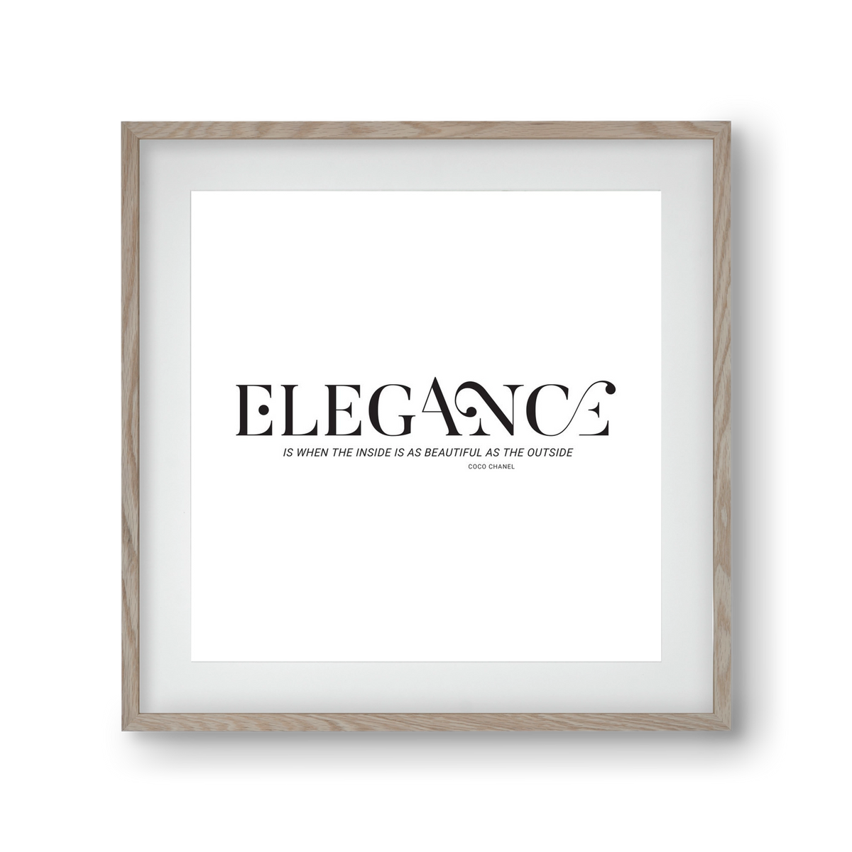 Elegance, 30x30 cm (20x20 cm), Tölgy keret, paszpartuval