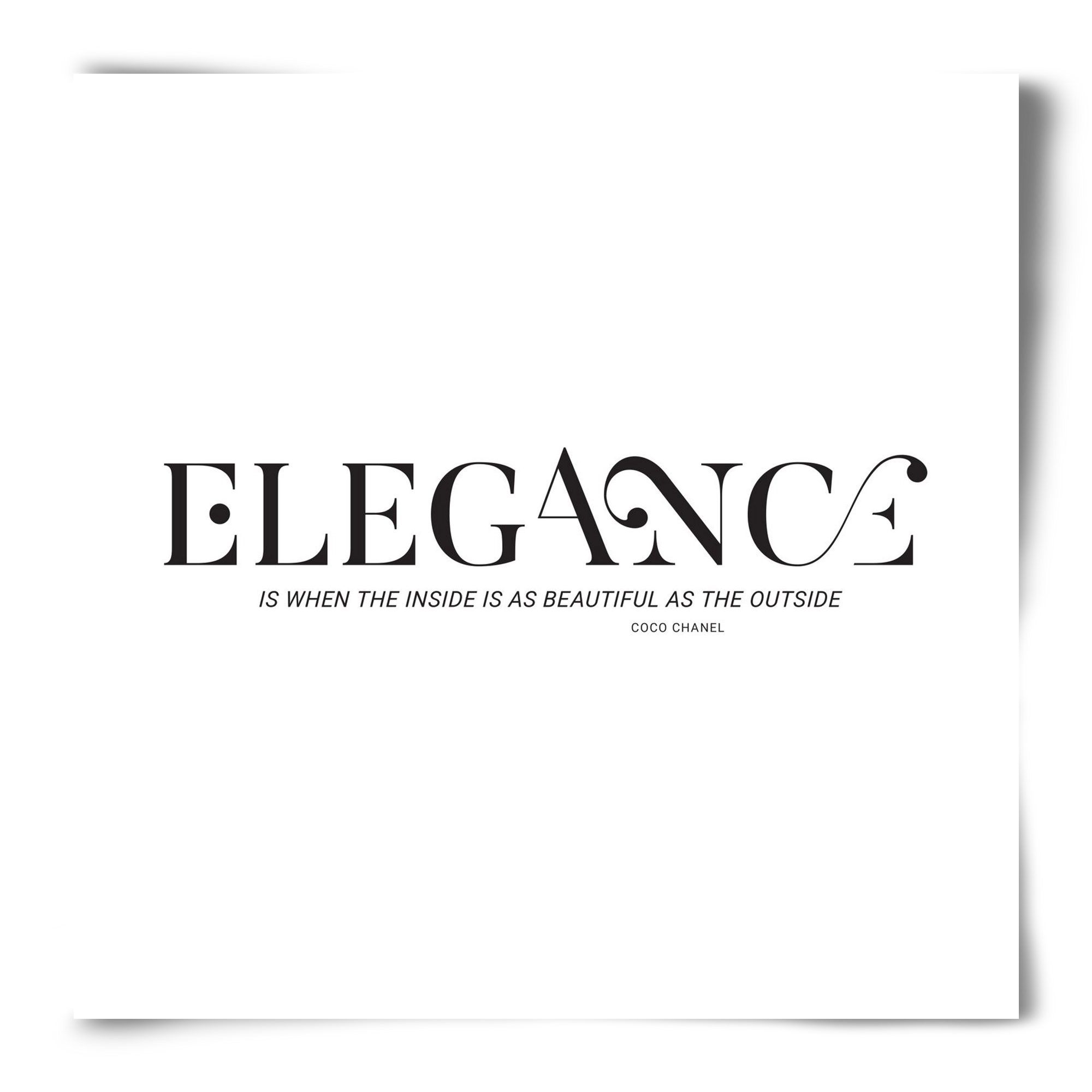 Elegance, 50x50 cm, Keret nélkül