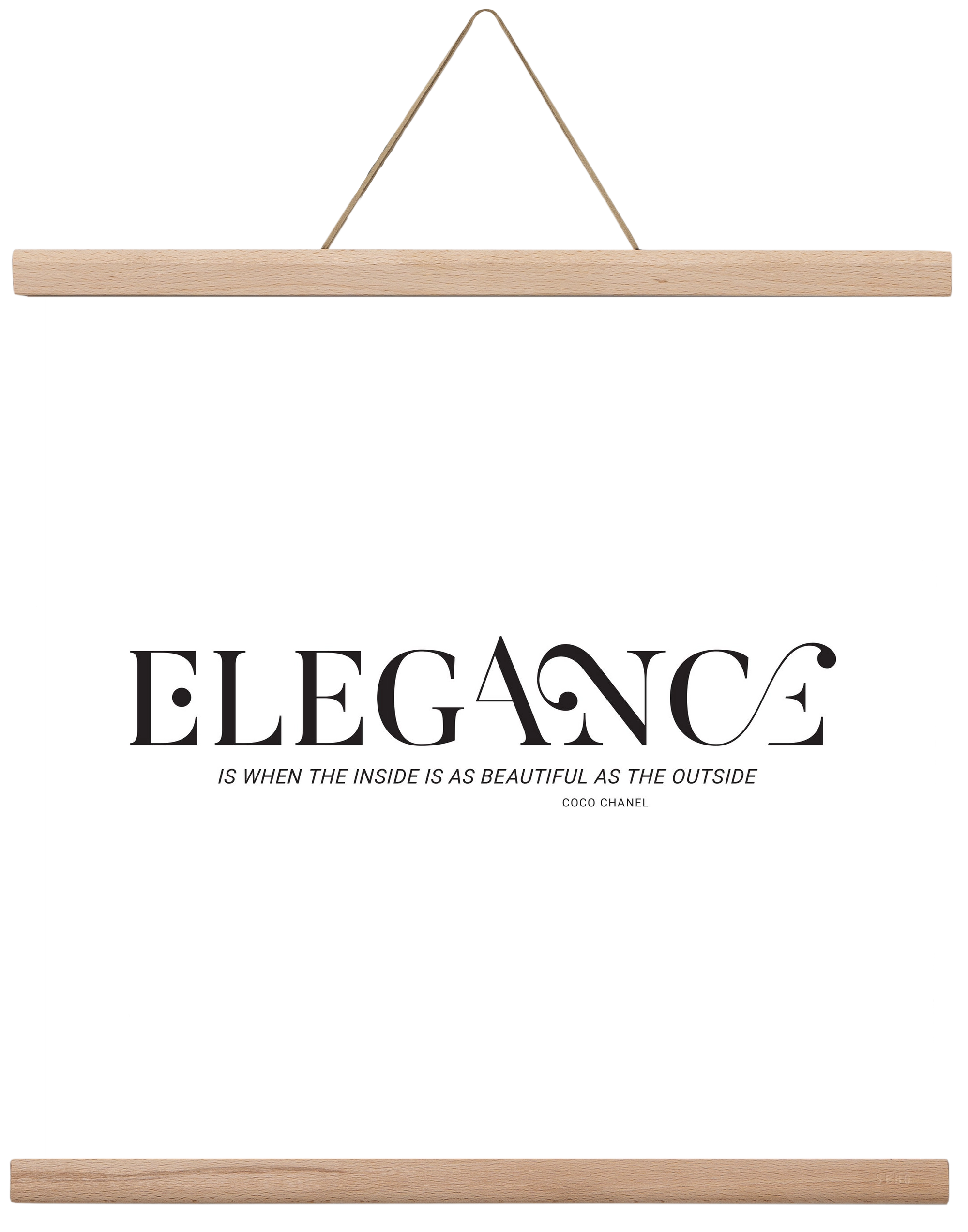 Elegance, 40x40 cm (40x40 cm), Tölgy akasztó