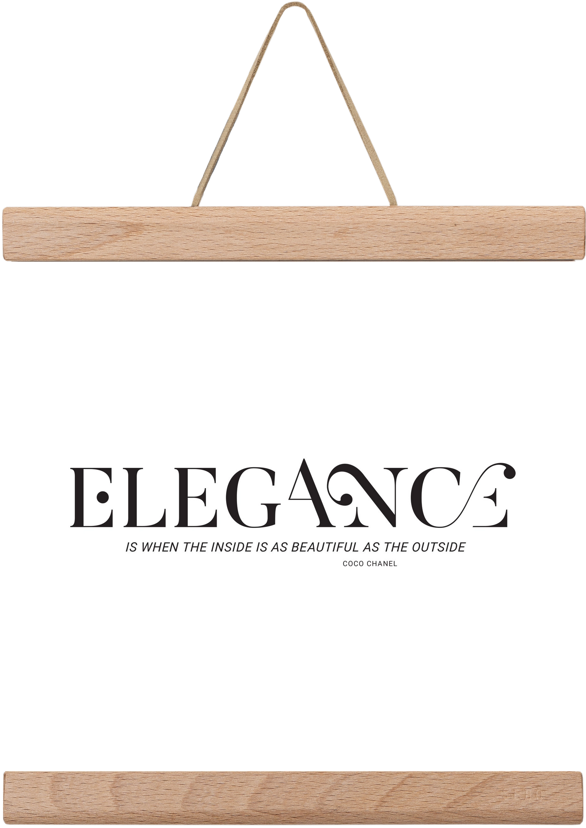 Elegance, 20x20 cm (20x20 cm), Tölgy akasztó