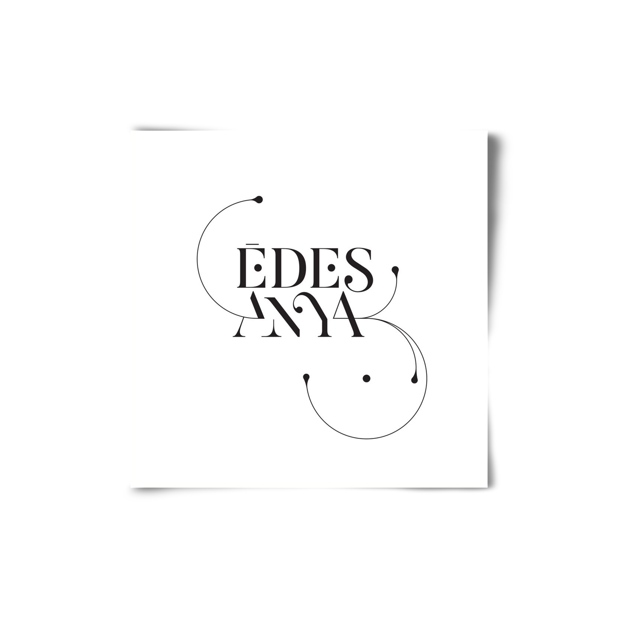 Édesanya, 20x20 cm, Keret nélkül