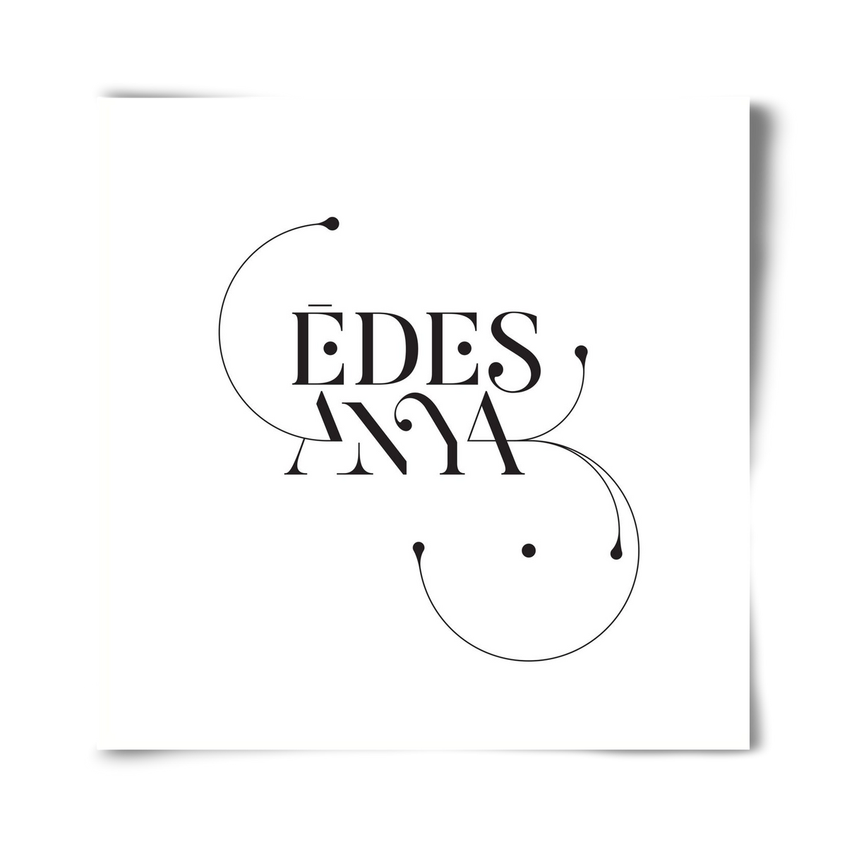 Édesanya, 40x40 cm, Keret nélkül