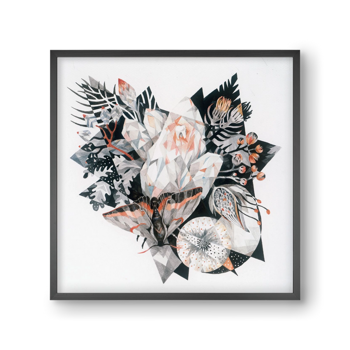 Metamorphosis, 30x30 cm (30x30 cm), Fekete keret