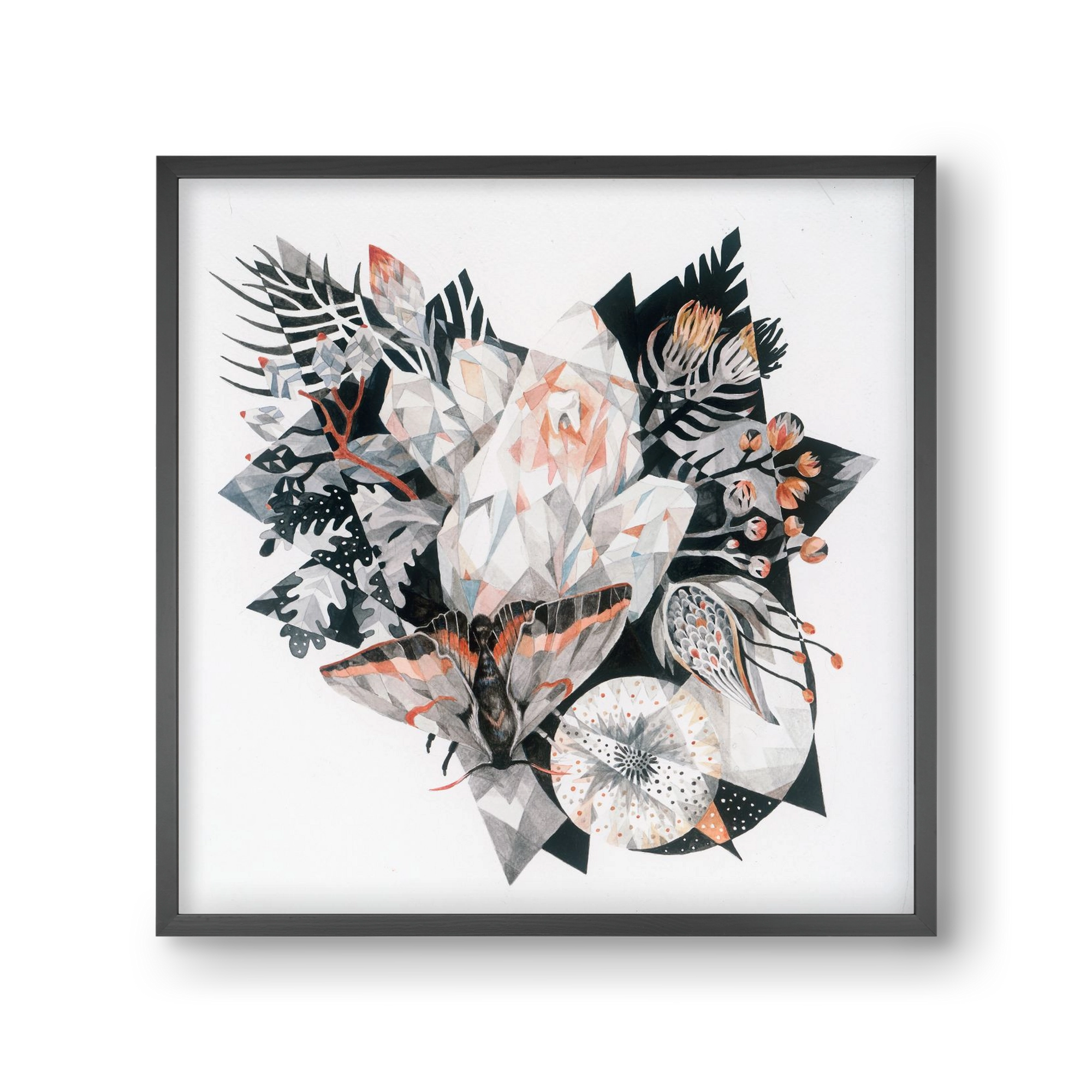 Metamorphosis, 30x30 cm (30x30 cm), Fekete keret