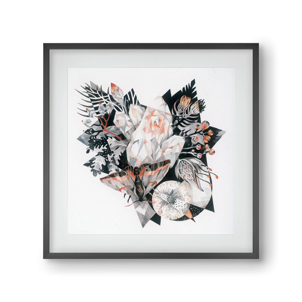 Metamorphosis, 30x30 cm (20x20 cm), Fekete keret, paszpartuval