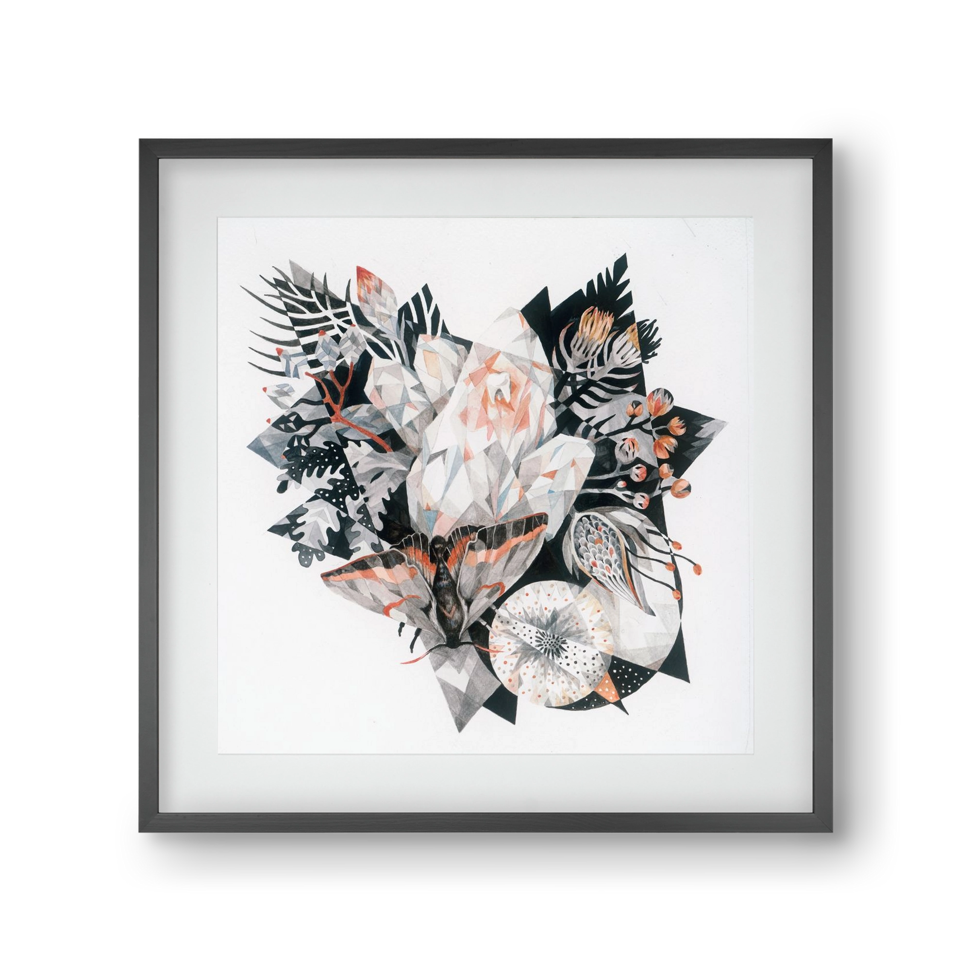 Metamorphosis, 30x30 cm (20x20 cm), Fekete keret, paszpartuval