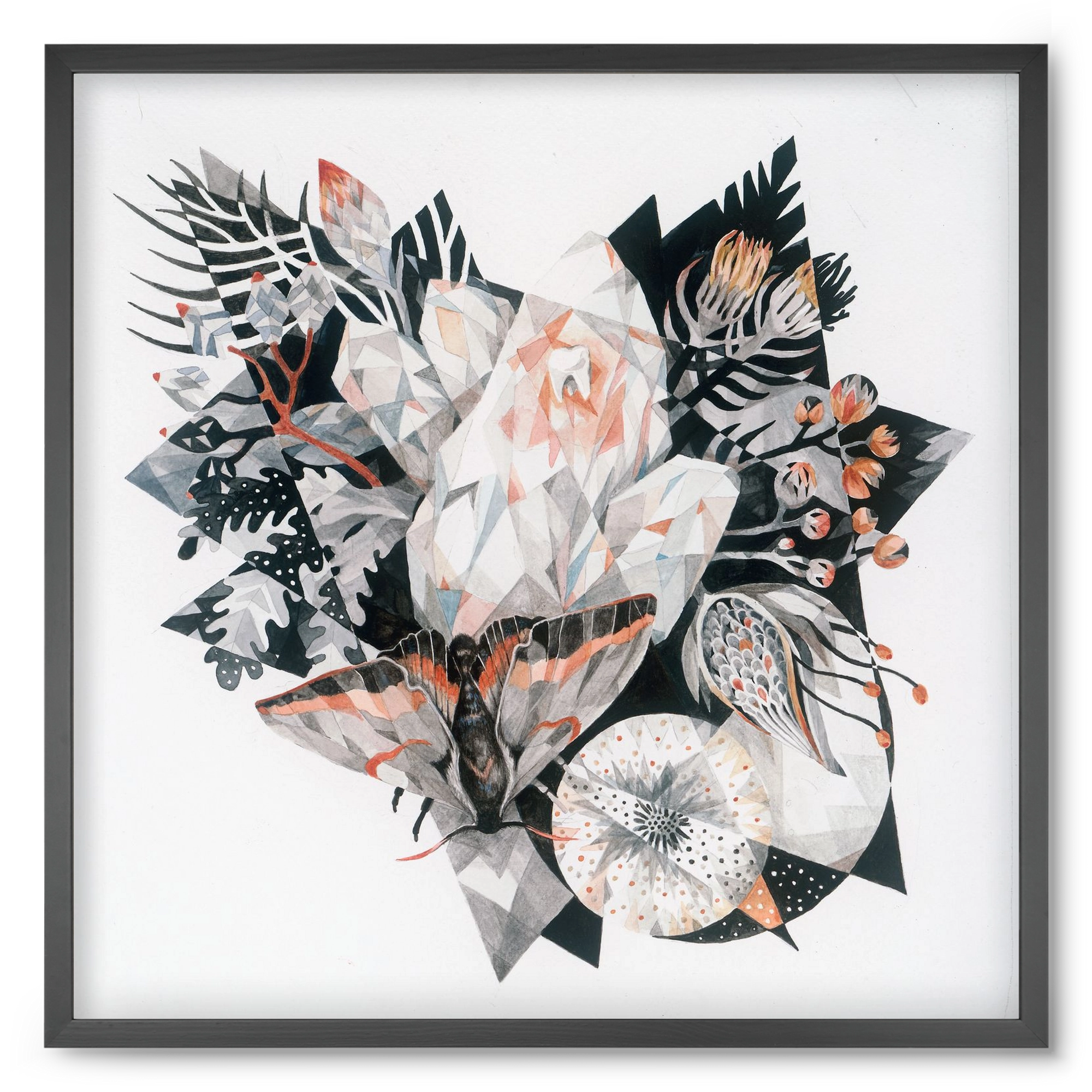 Metamorphosis, 50x50 cm (50x50 cm), Fekete keret