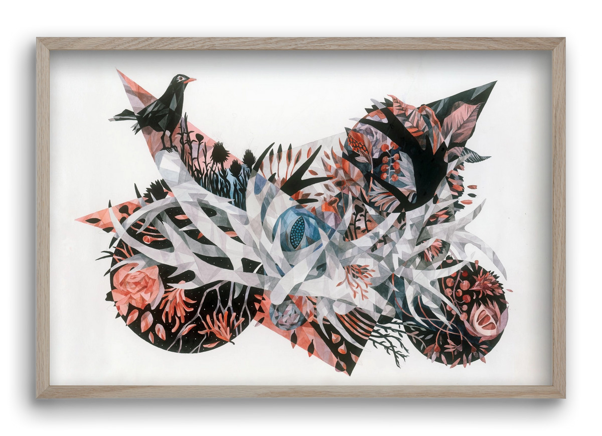 Primavera, 60x40 cm (60x40 cm), Tölgy keret