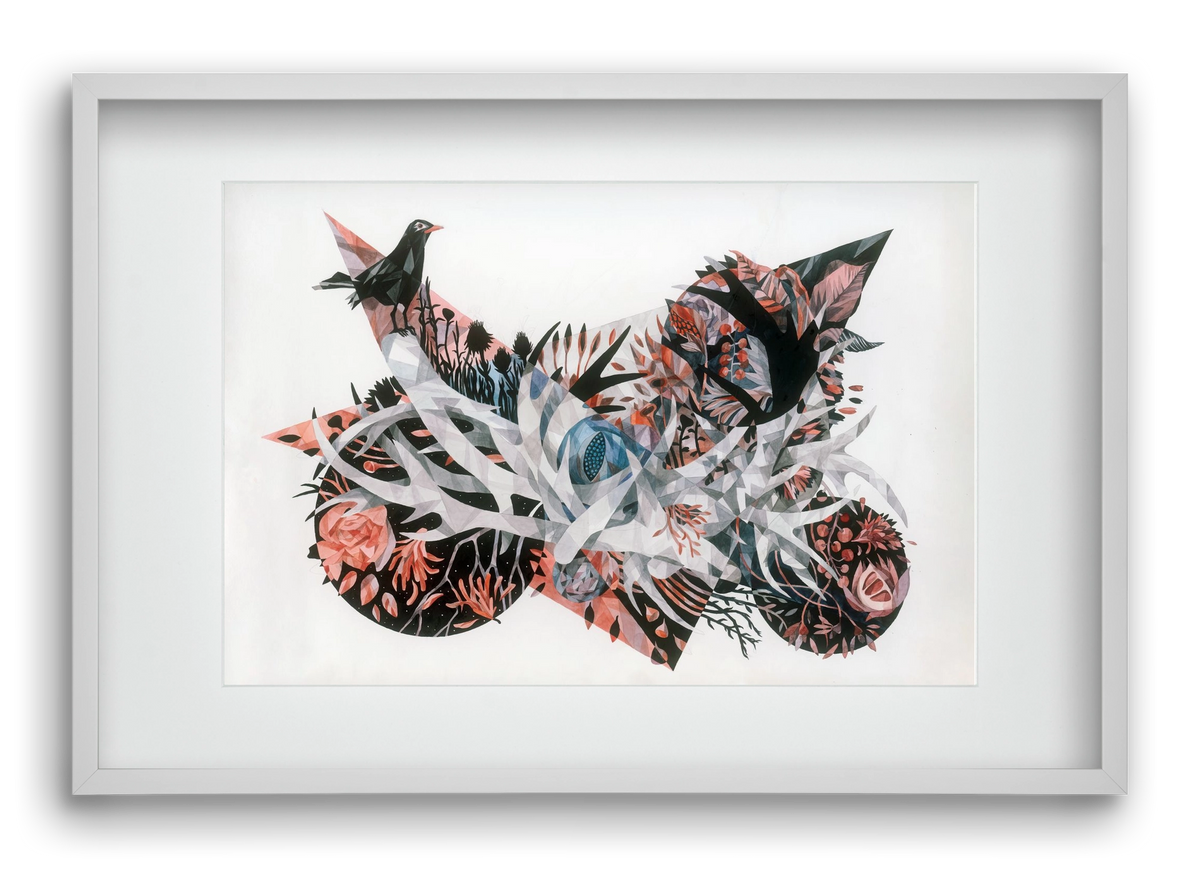 Primavera, 60x40 cm (45x30 cm), Fehér keret, paszpartuval