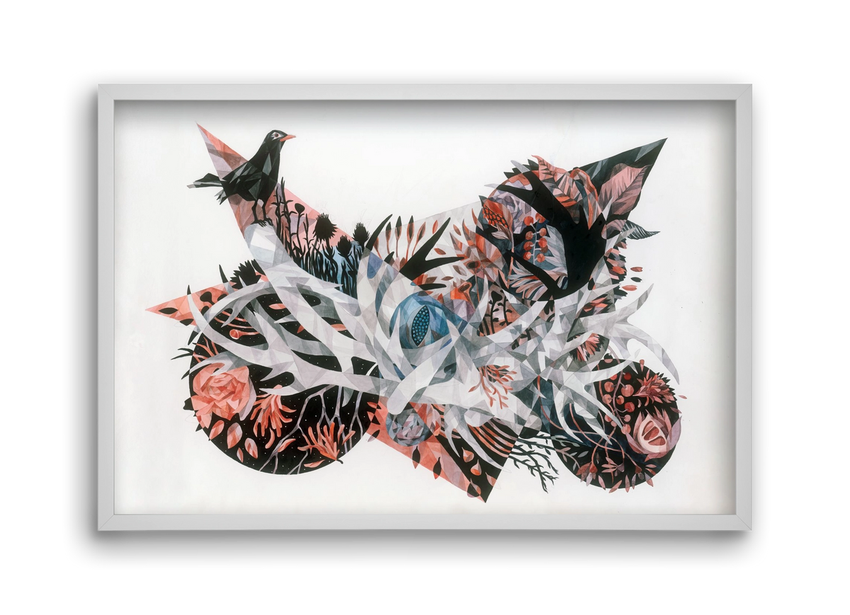 Primavera, 45x30 cm (45x30 cm), Fehér keret