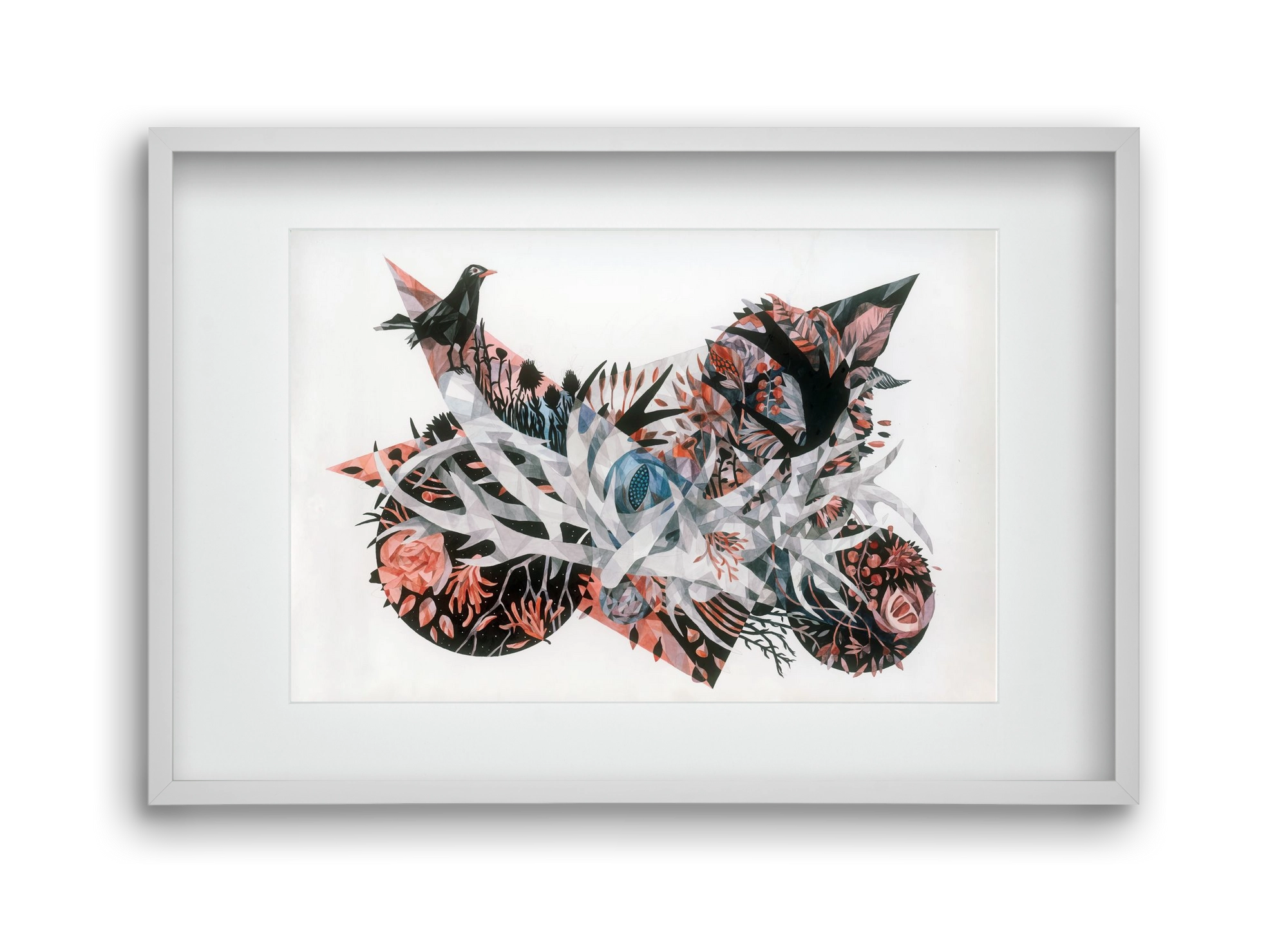 Primavera, 45x30 cm (30x20 cm), Fehér keret, paszpartuval