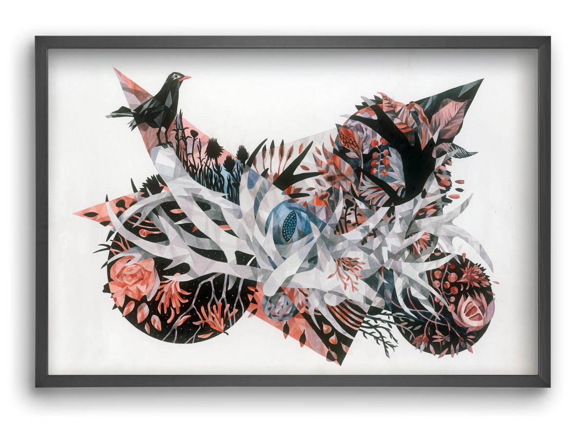 Primavera, 60x40 cm (60x40 cm), Fekete keret