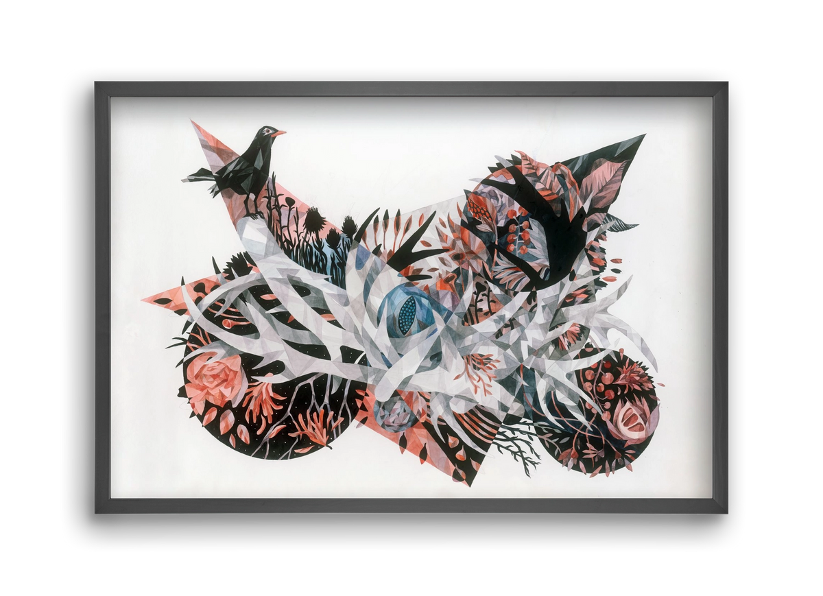 Primavera, 45x30 cm (45x30 cm), Fekete keret