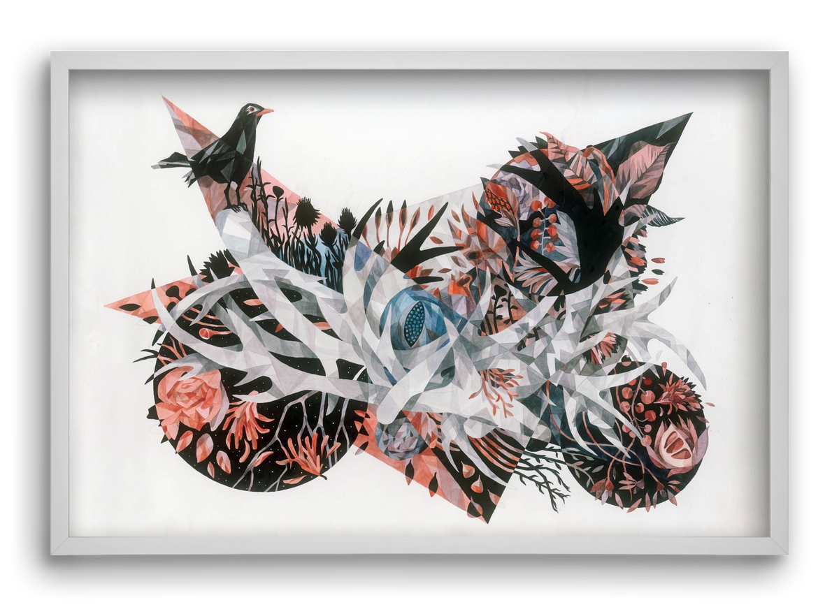 Primavera, 60x40 cm (60x40 cm), Fehér keret