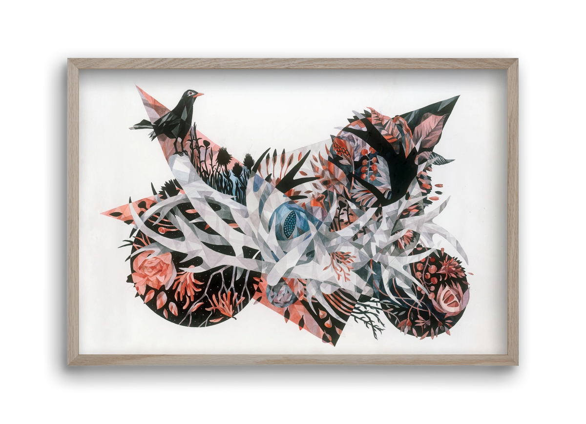 Primavera, 45x30 cm (45x30 cm), Tölgy keret