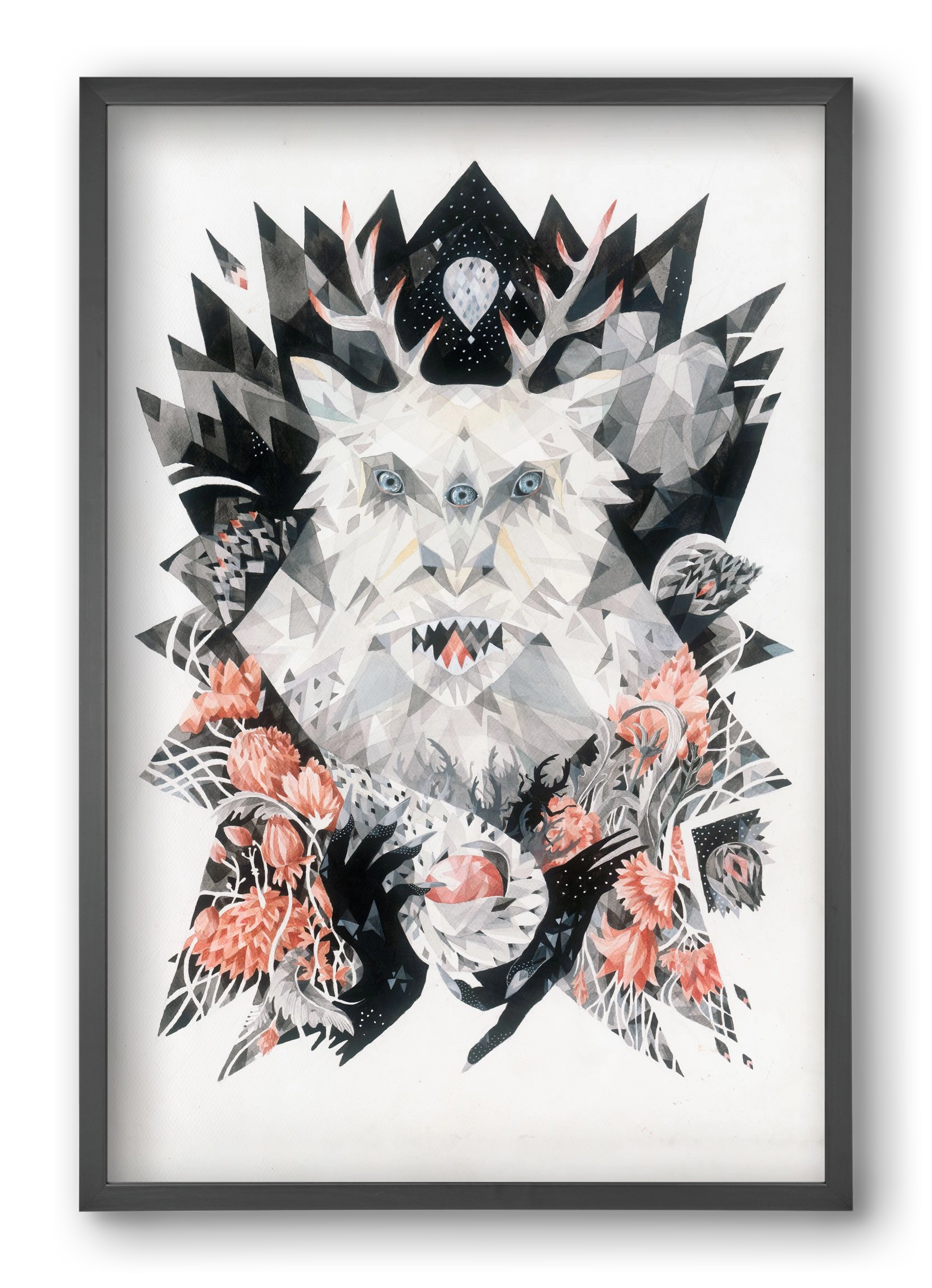 Primavera, 40x60 cm (40x60 cm), Fekete keret