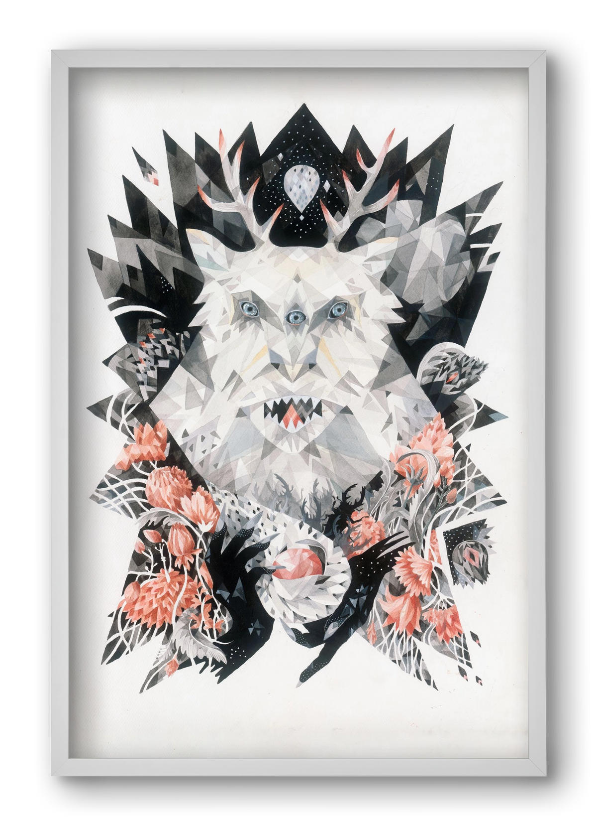 Primavera, 40x60 cm (40x60 cm), Fehér keret