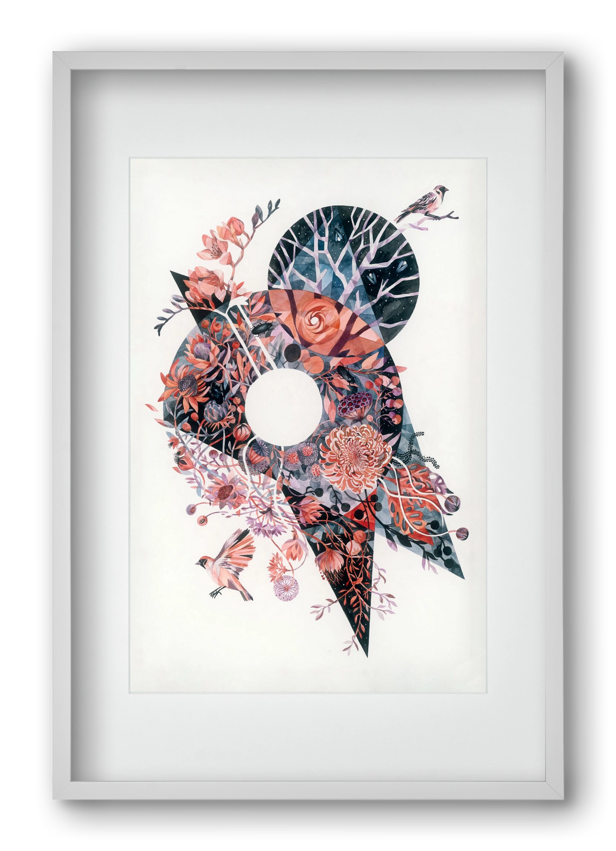 Primavera, 40x60 cm (30x45 cm), Fehér keret, paszpartuval