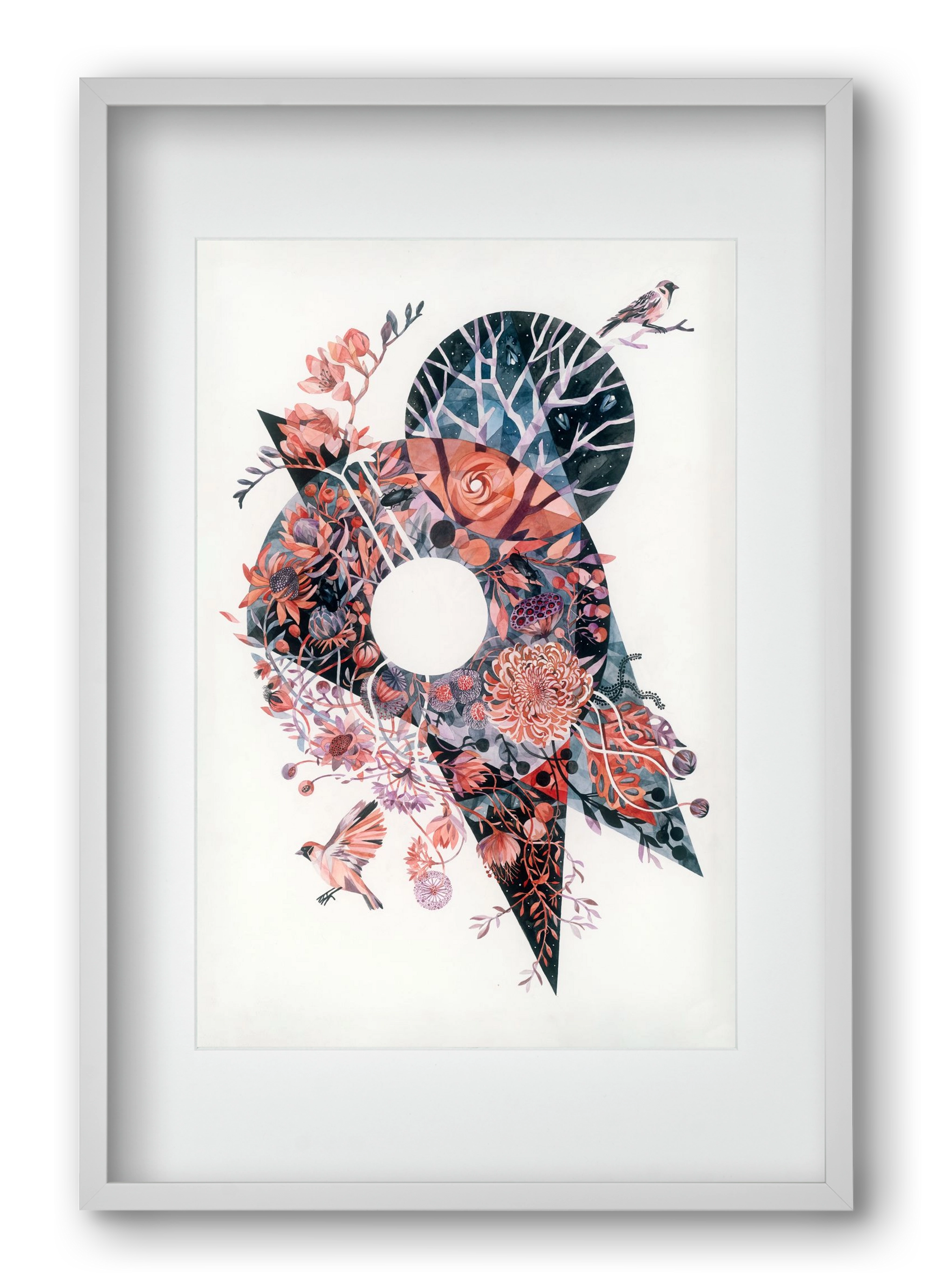 Primavera, 40x60 cm (30x45 cm), Fehér keret, paszpartuval