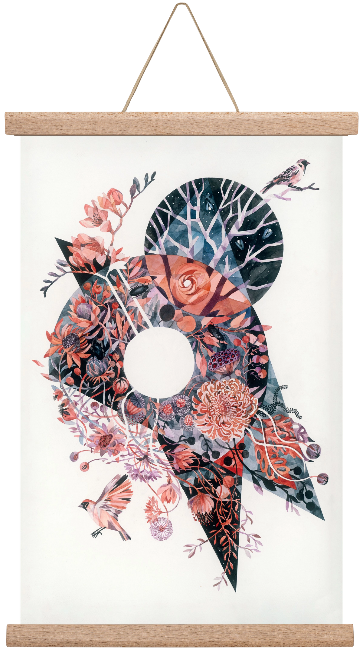 Primavera, 30x45 cm (30x45 cm), Tölgy akasztó