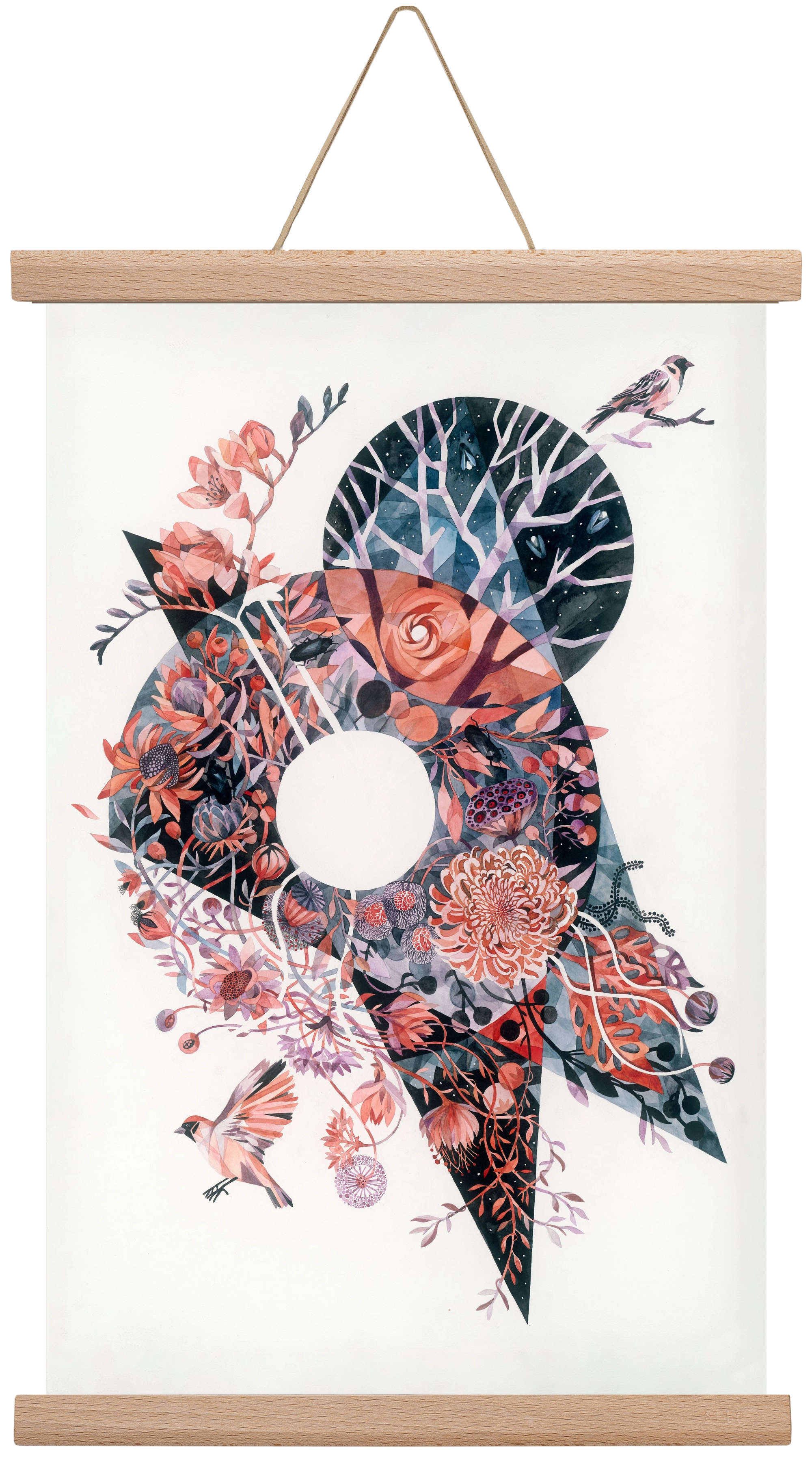 Primavera, 30x45 cm (30x45 cm), Tölgy akasztó