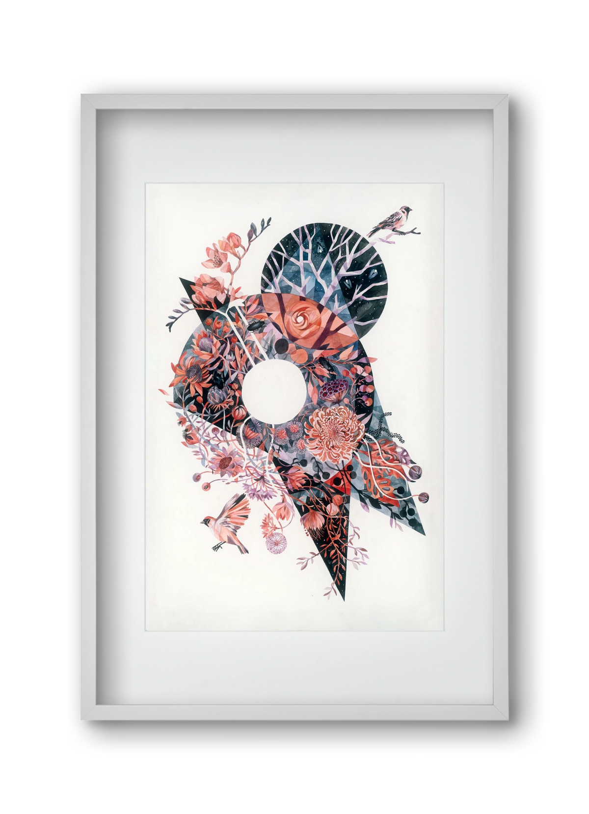 Primavera, 30x45 cm (20x30 cm), Fehér keret, paszpartuval