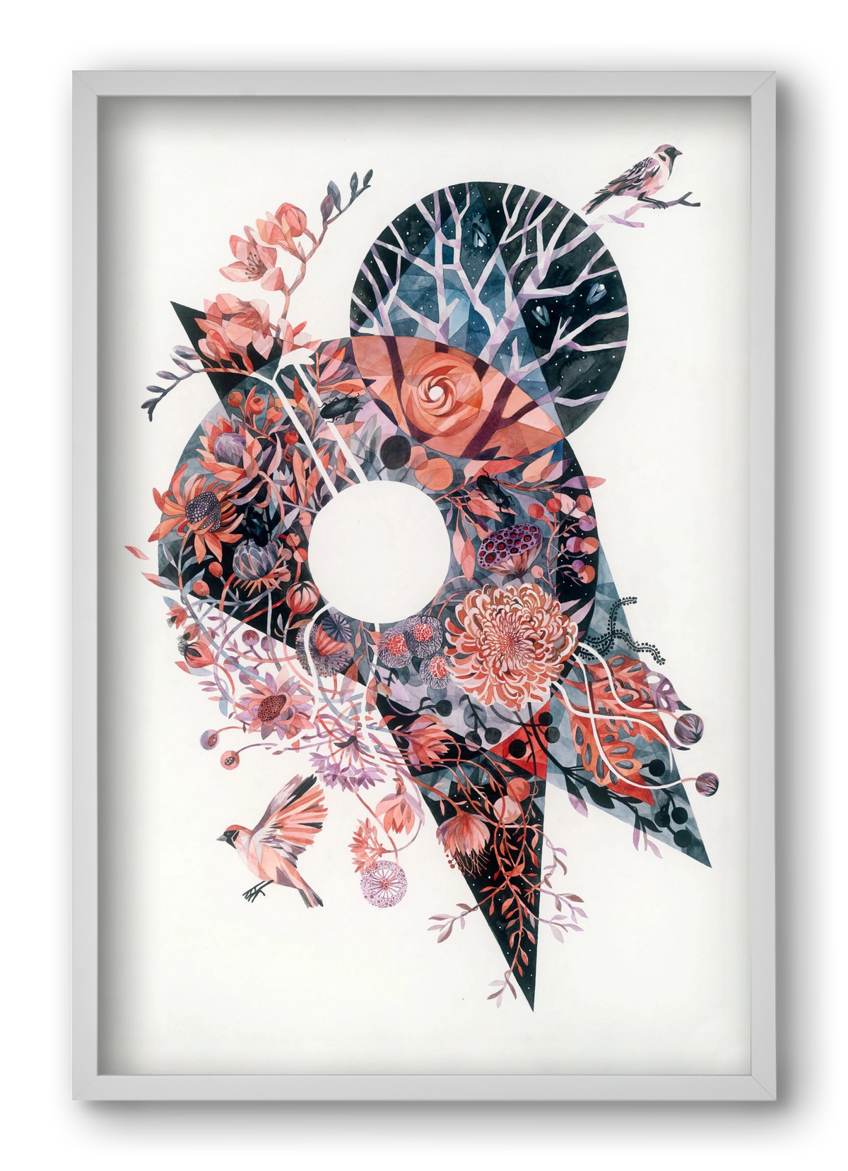 Primavera, 40x60 cm (40x60 cm), Fehér keret