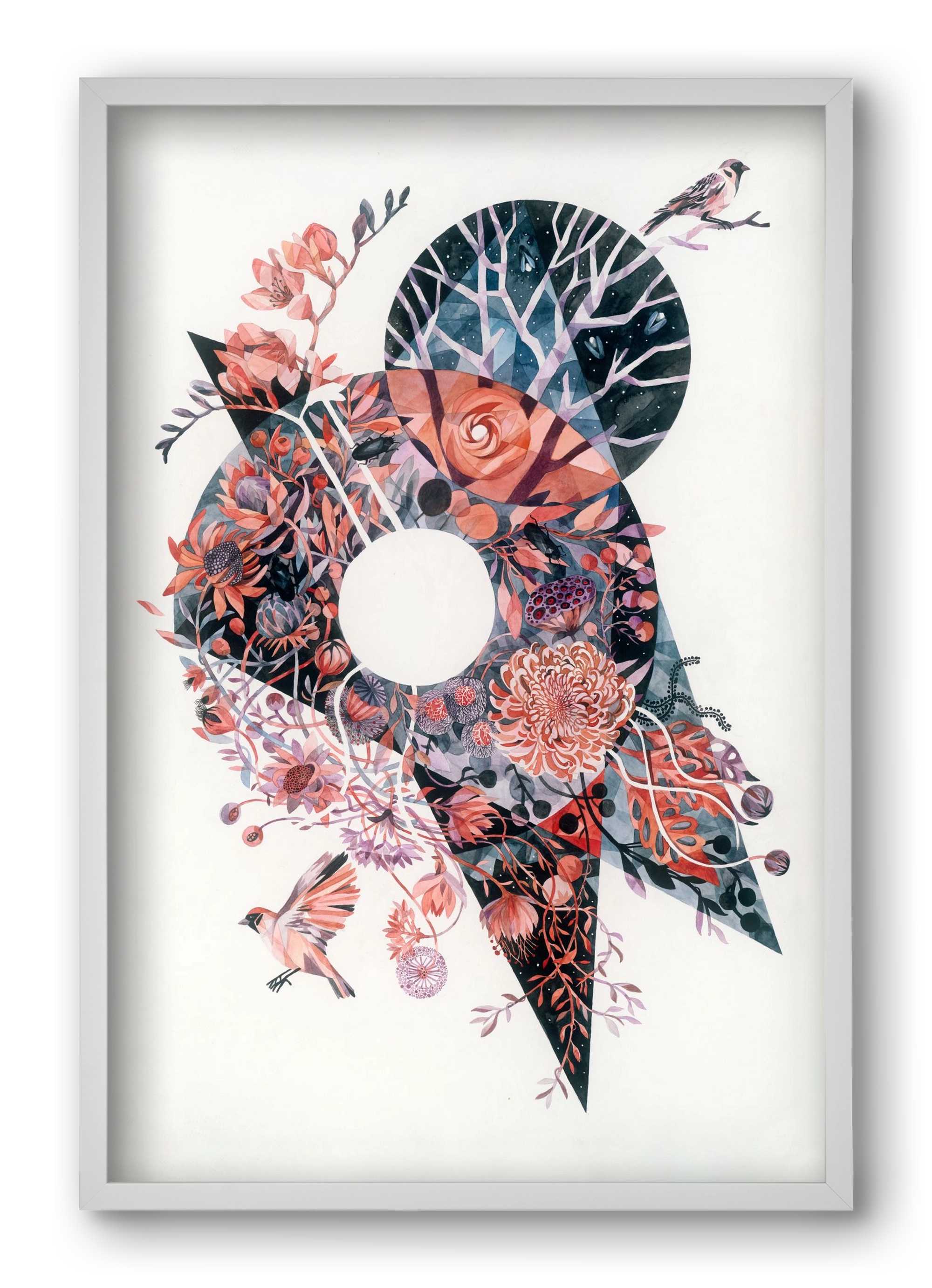 Primavera, 40x60 cm (40x60 cm), Fehér keret