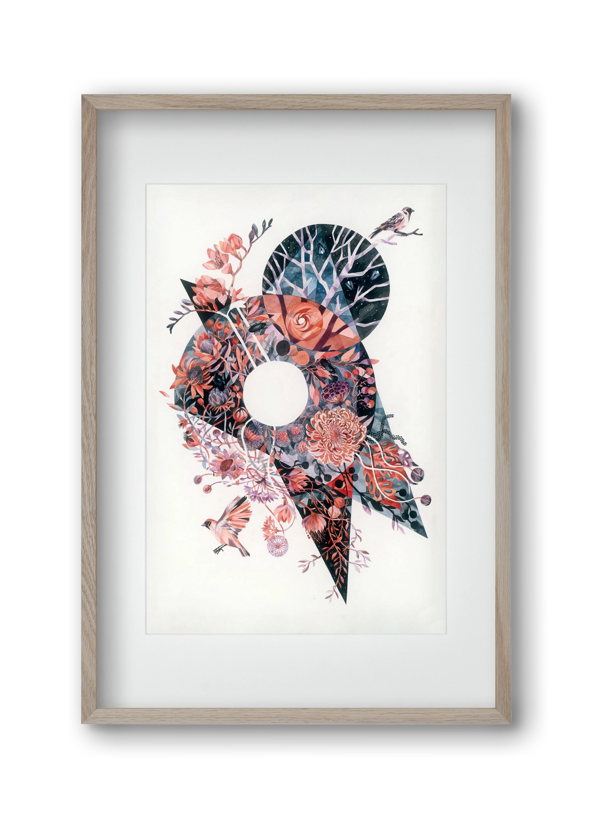 Primavera, 30x45 cm (20x30 cm), Tölgy keret, paszpartuval