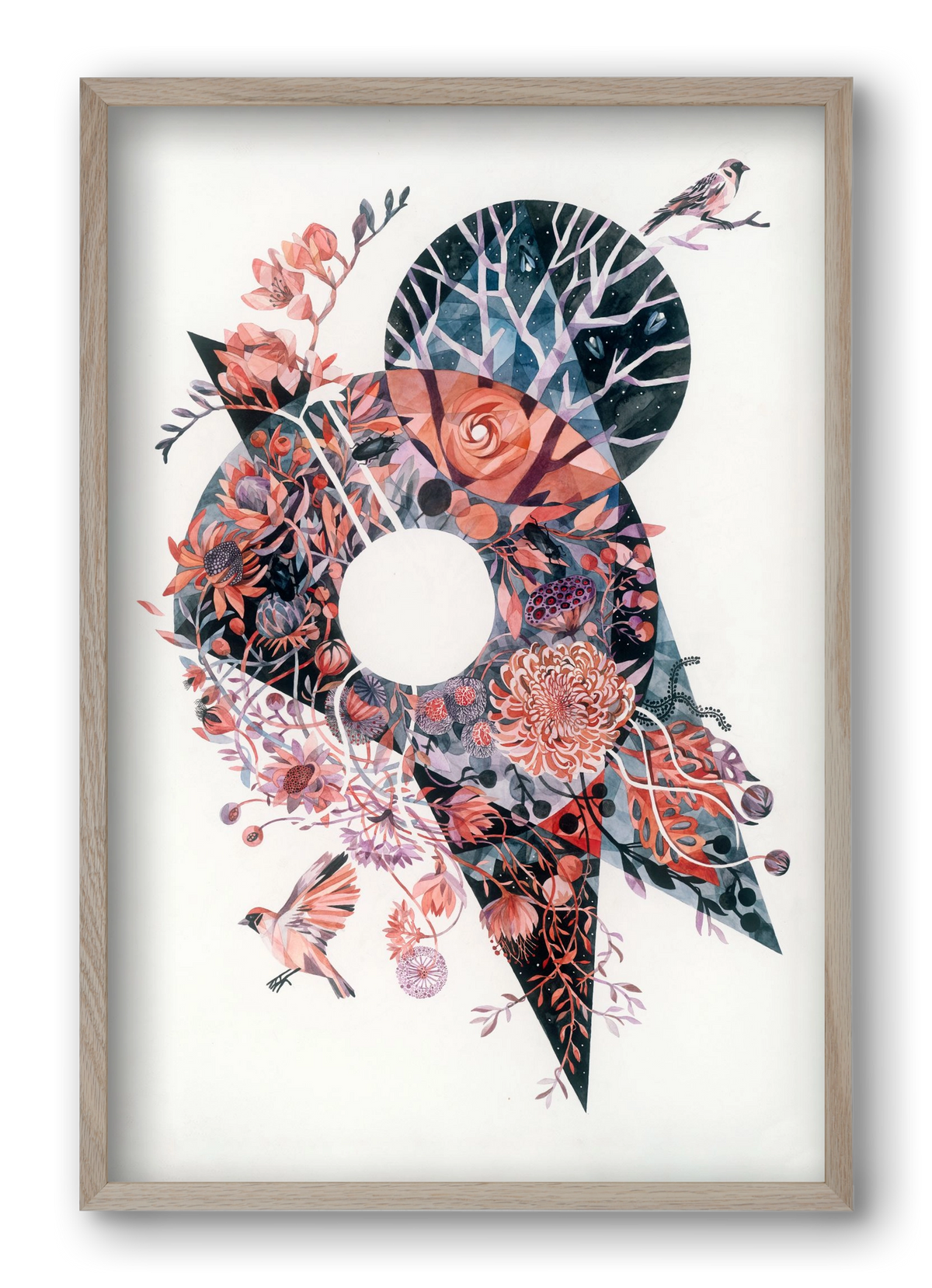 Primavera, 40x60 cm (40x60 cm), Tölgy keret