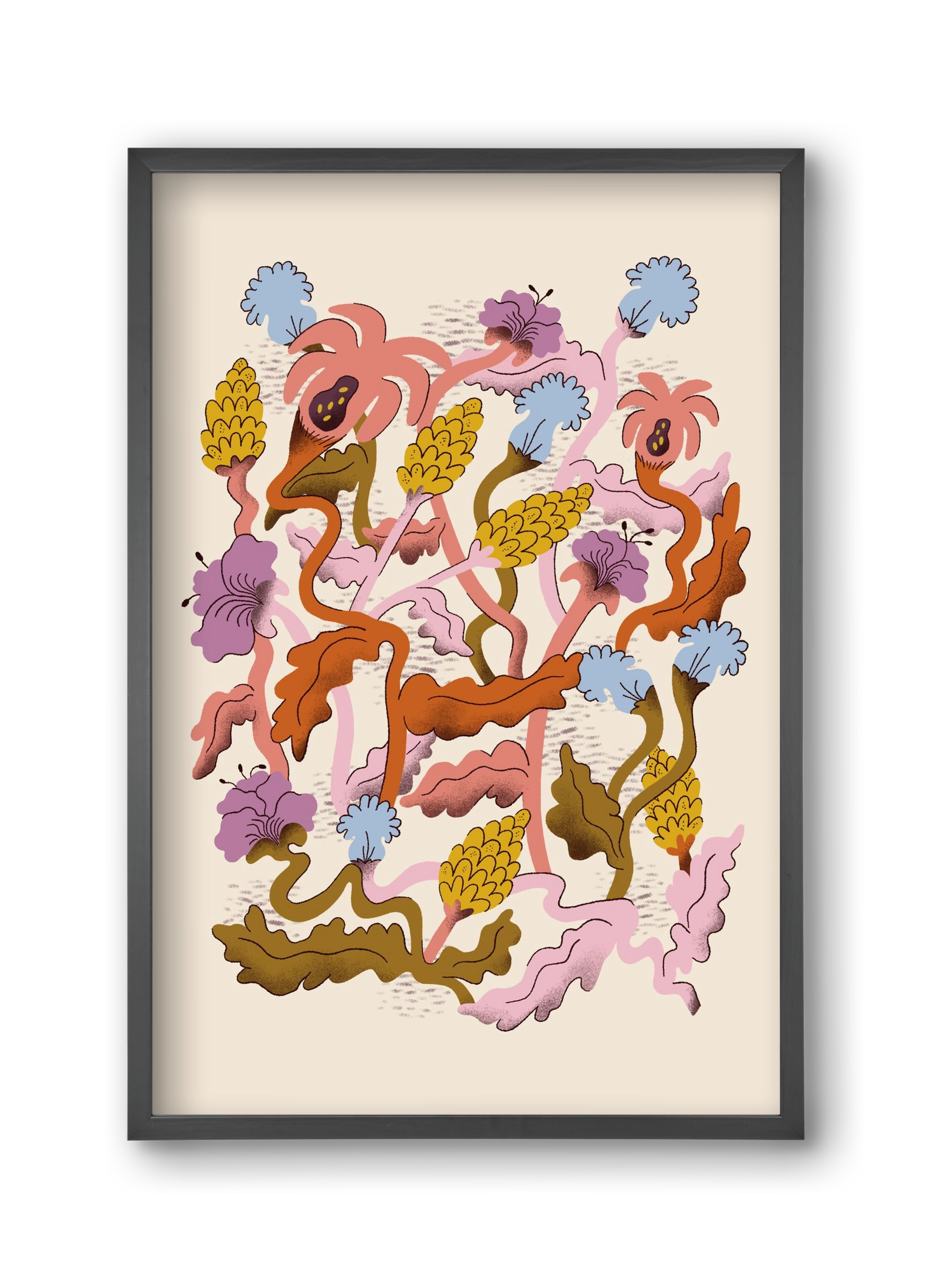 Entangled, 30x45 cm (30x45 cm), Fekete keret