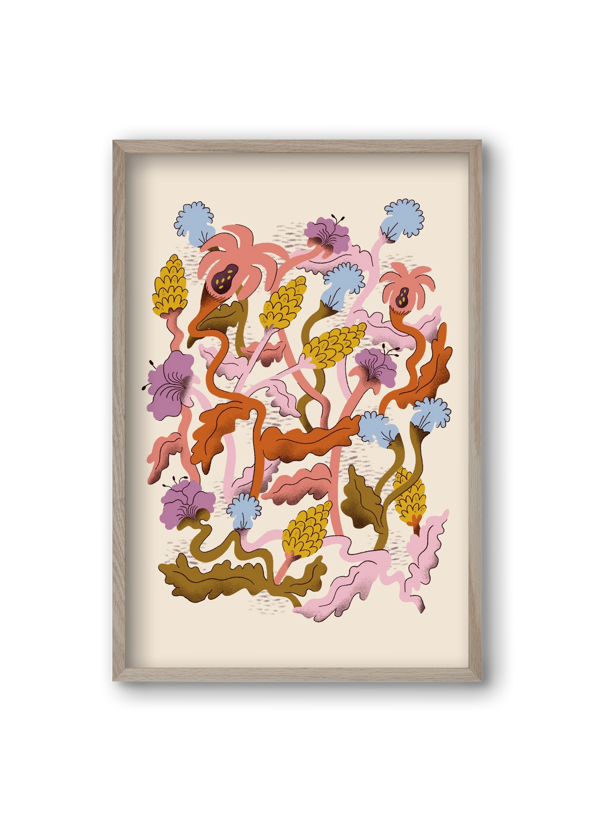 Entangled, 20x30 cm (20x30 cm), Tölgy keret