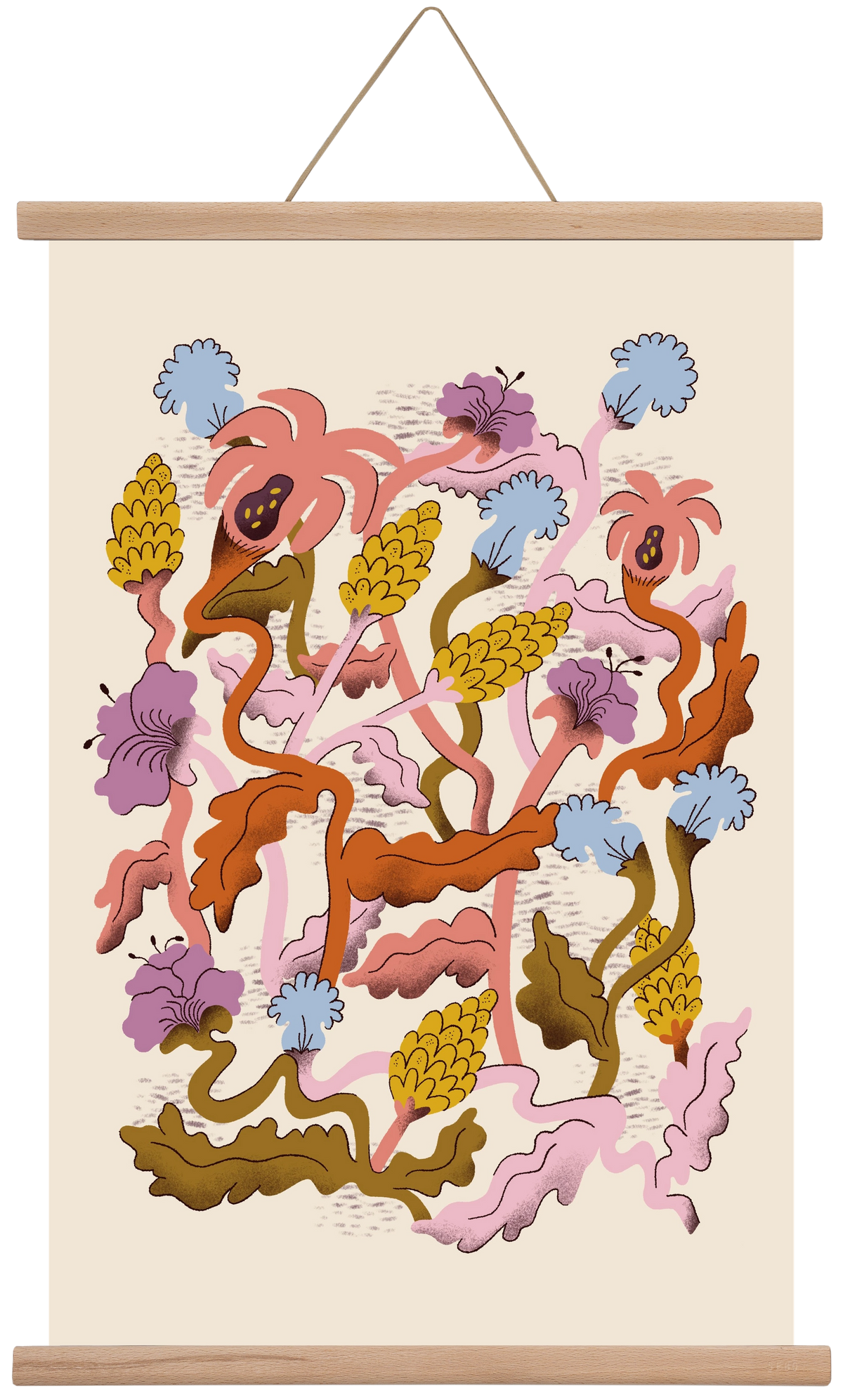 Entangled, 40x60 cm (40x60 cm), Tölgy akasztó