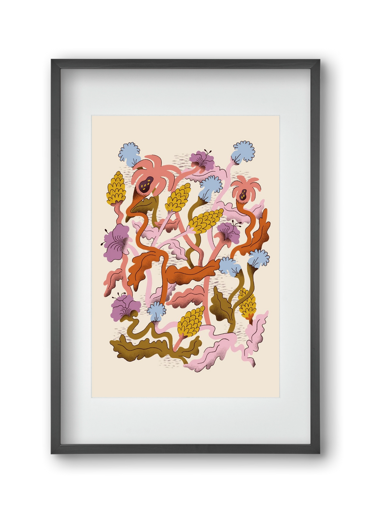 Entangled, 30x45 cm (20x30 cm), Fekete keret, paszpartuval