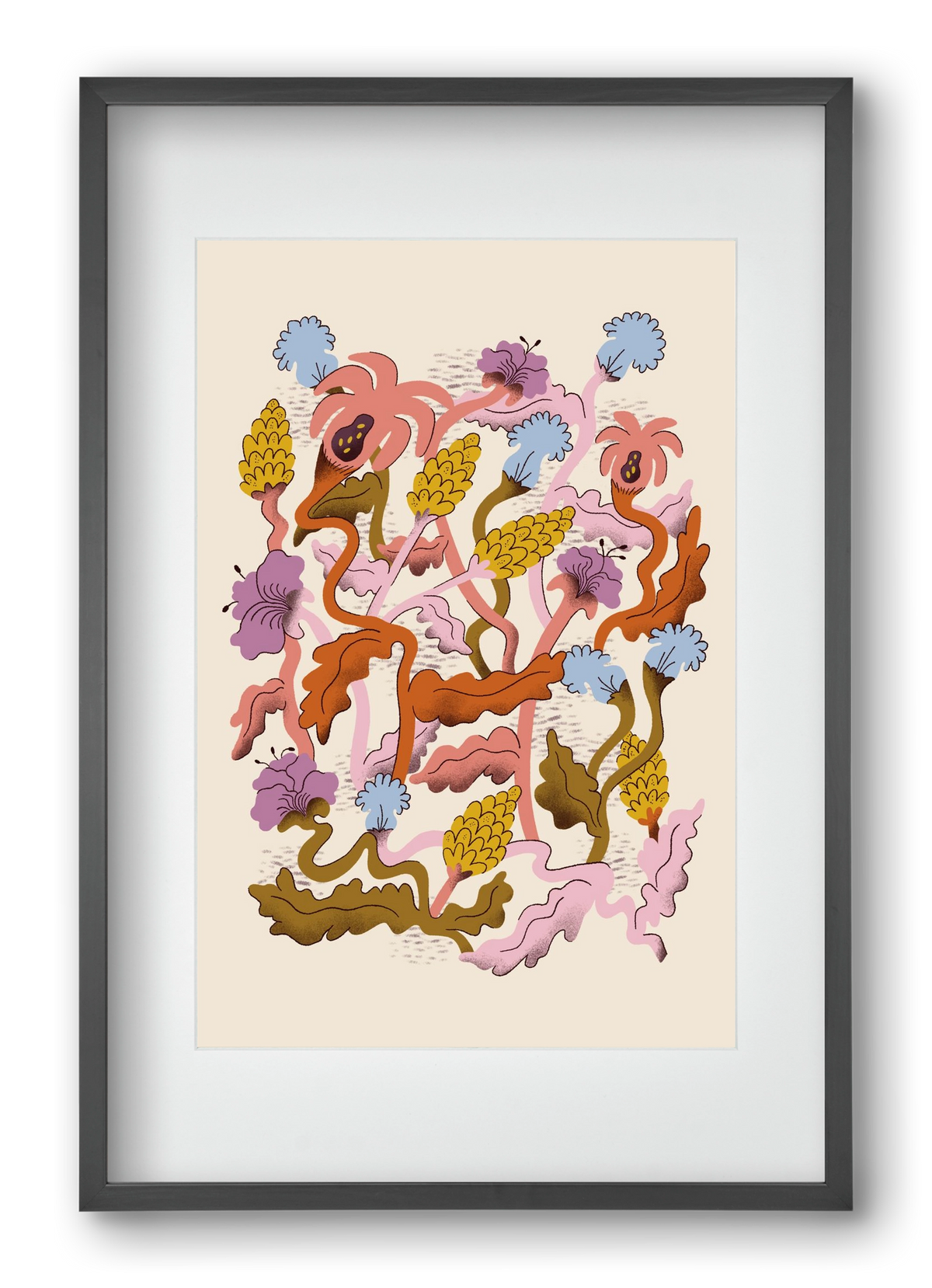 Entangled, 40x60 cm (30x45 cm), Fekete keret, paszpartuval