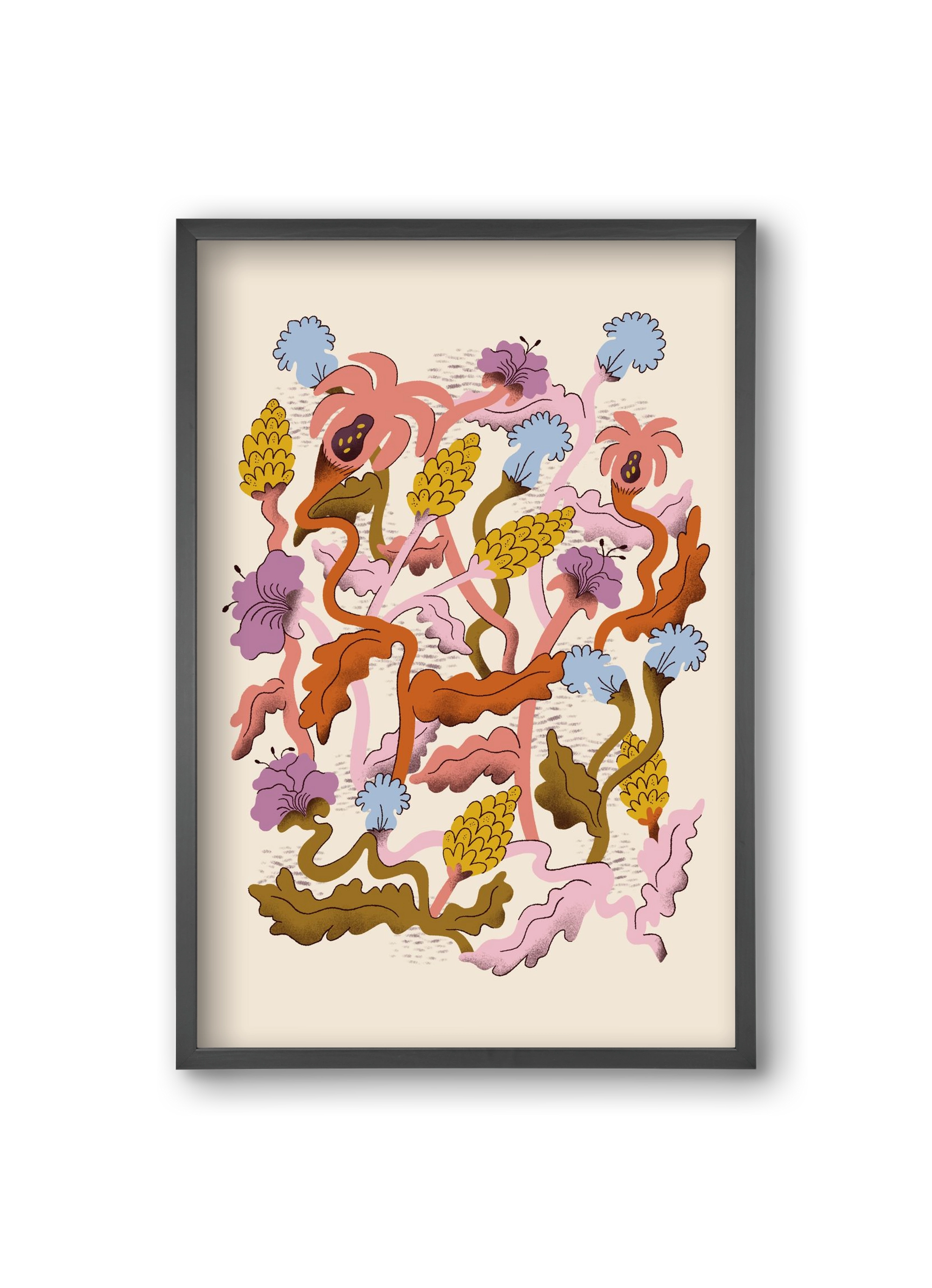 Entangled, 20x30 cm (20x30 cm), Fekete keret