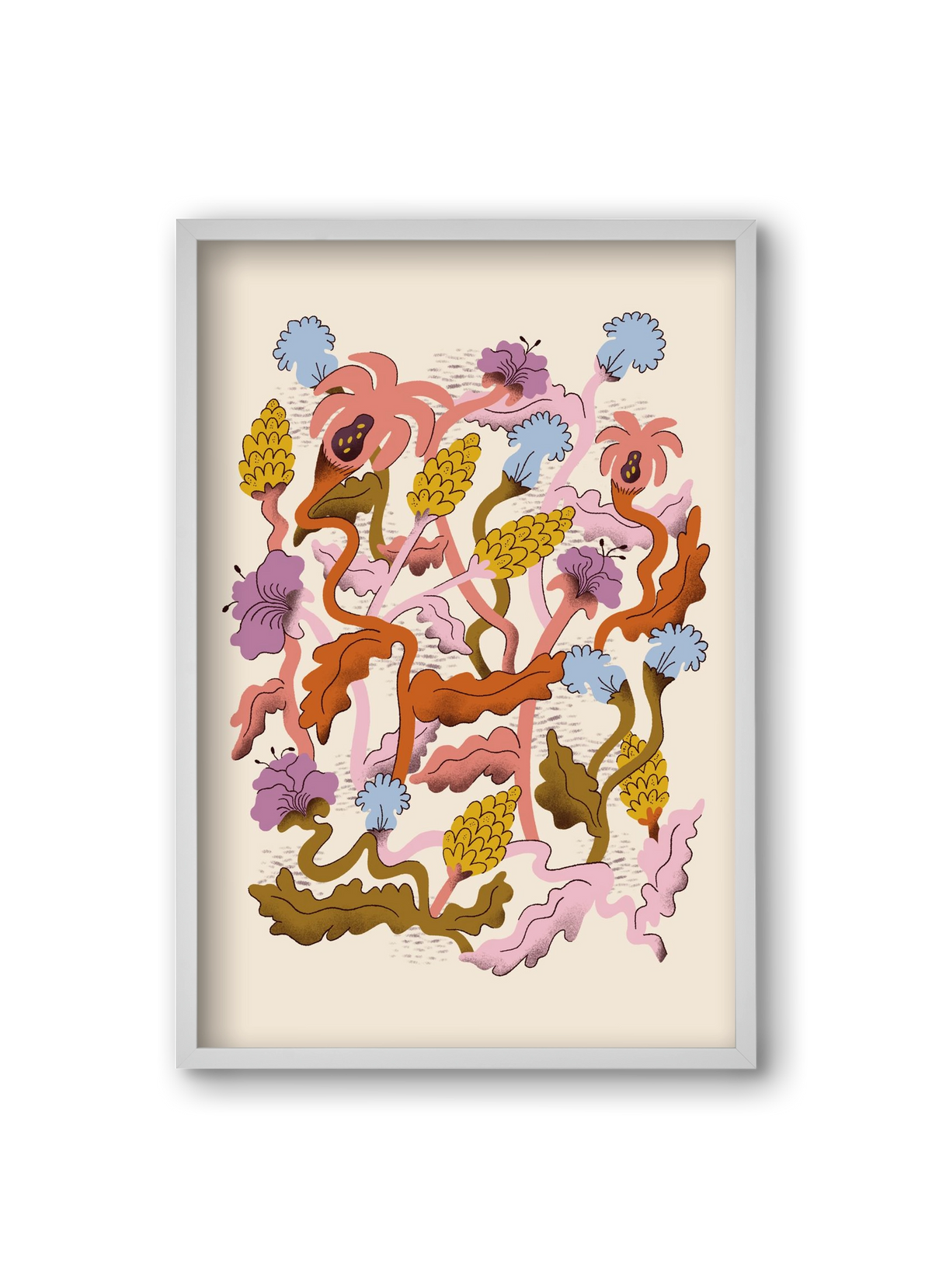 Entangled, 20x30 cm (20x30 cm), Fehér keret